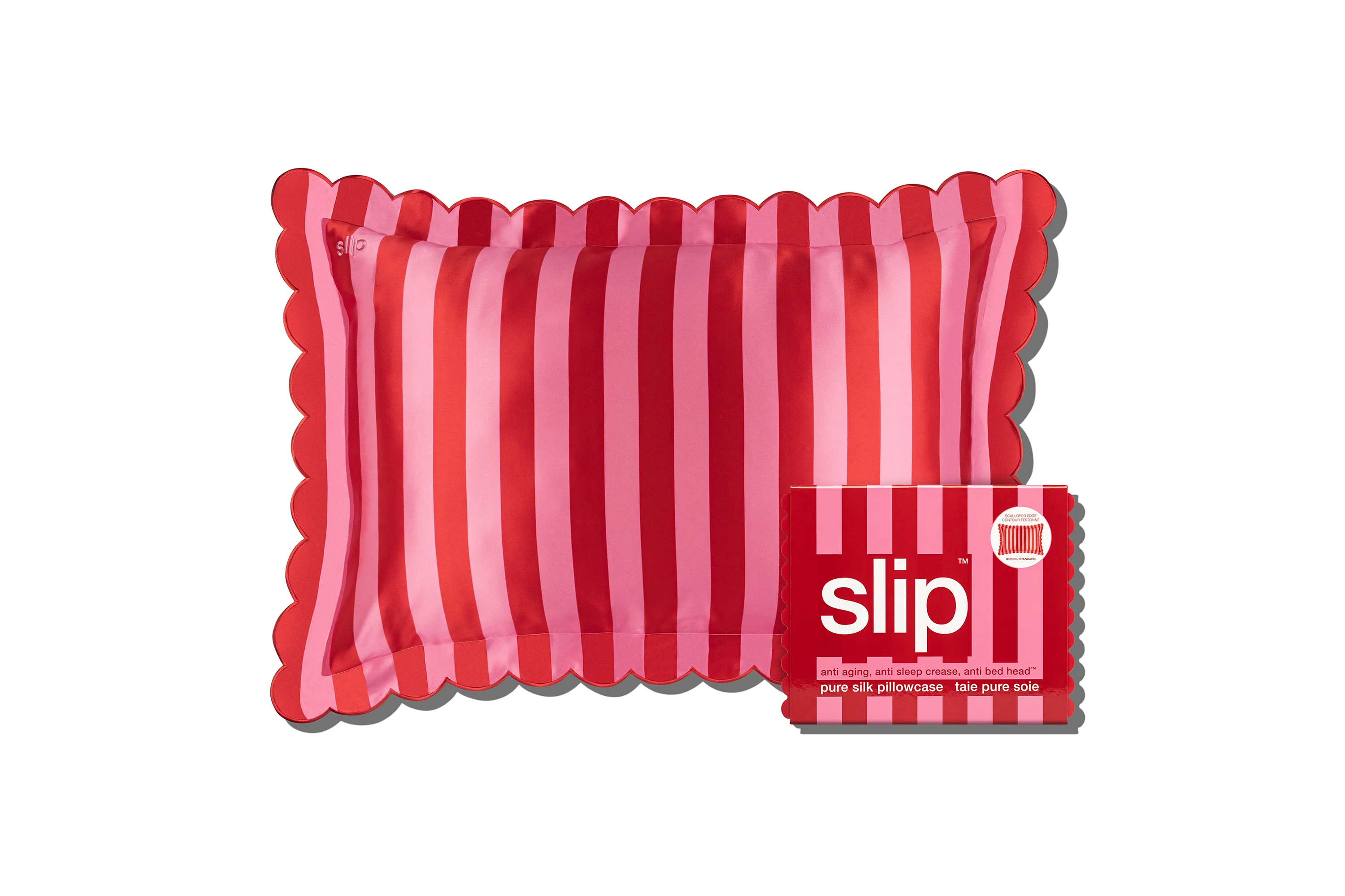 best silk bedding indybest review Slip sunshade queen zippered pillowcase with scalloped edge