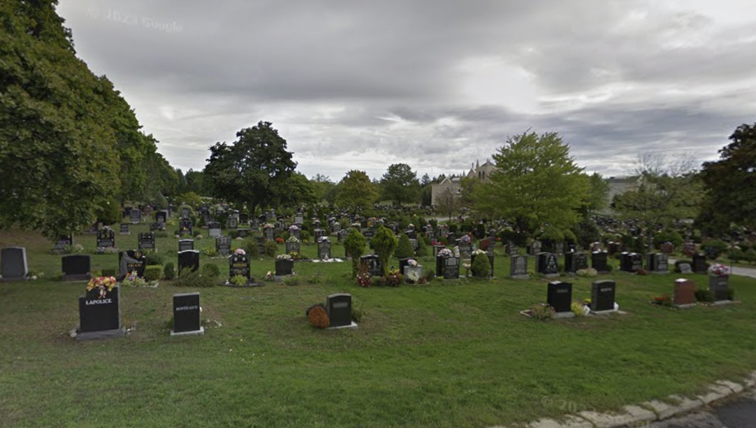 Holy Sepulchre Catholic Cemetery in Burlington, Ontario was among the cemeteries where items were stolen from
