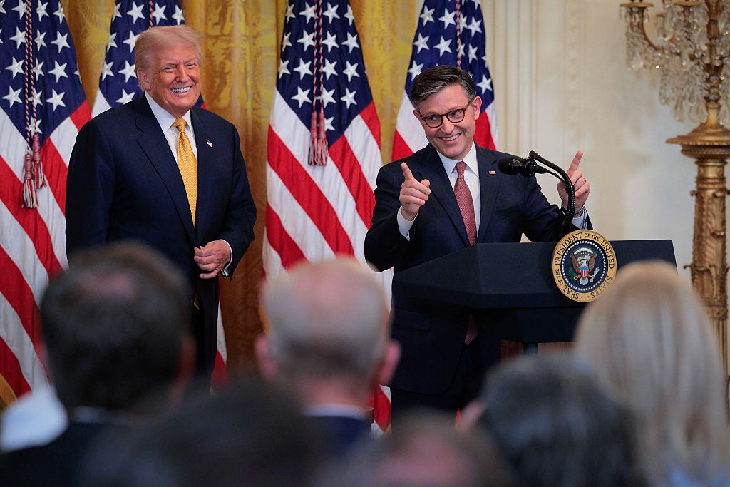 Donald Trump and Mike Johnson have been tied at the hip as the pair navigate the the GOP's response to a growing bipartisan faction demanding the release of the Epstein files