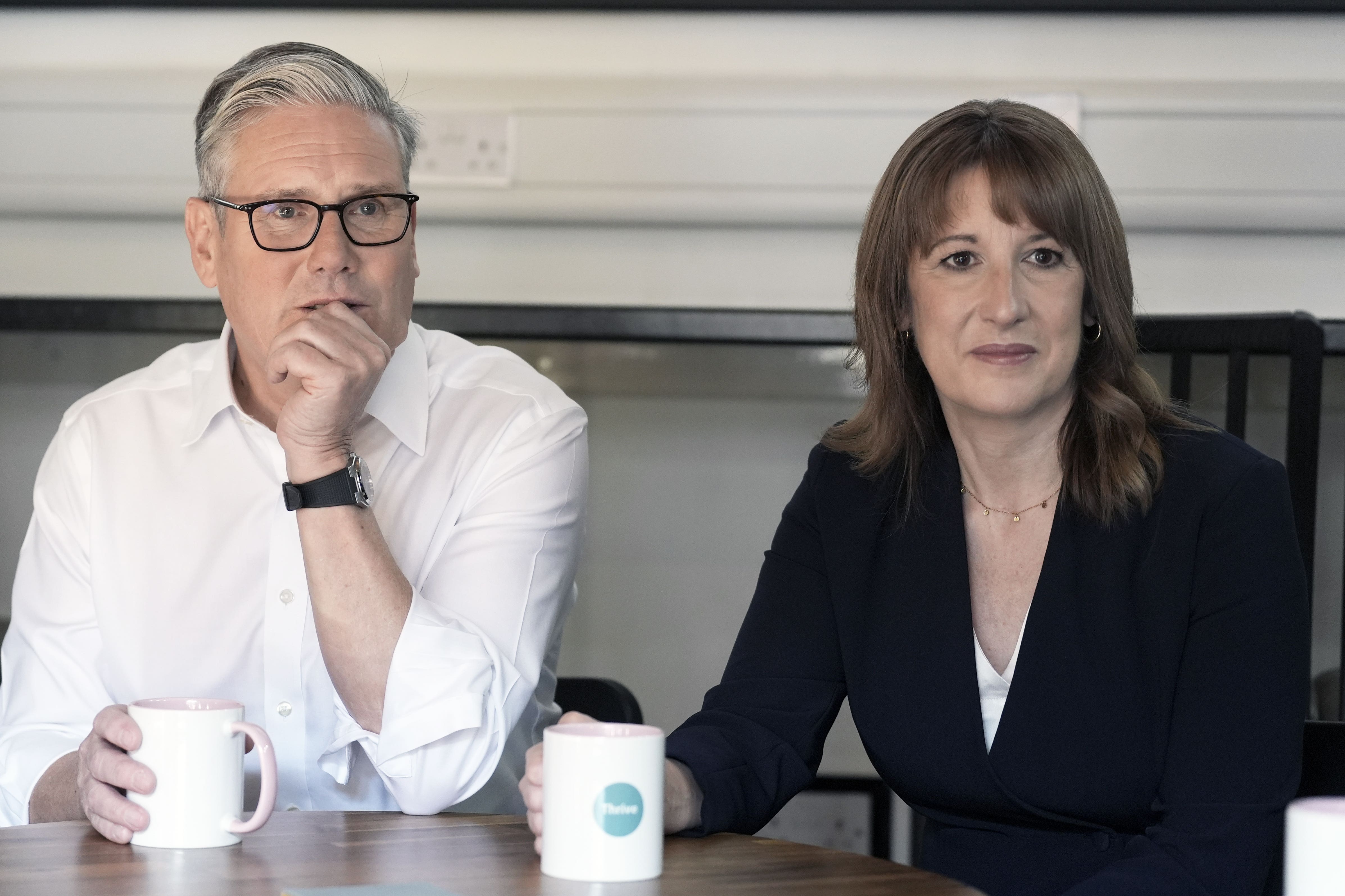 Prime Minister Sir Keir Starmer and his chancellor Rachel Reeves
