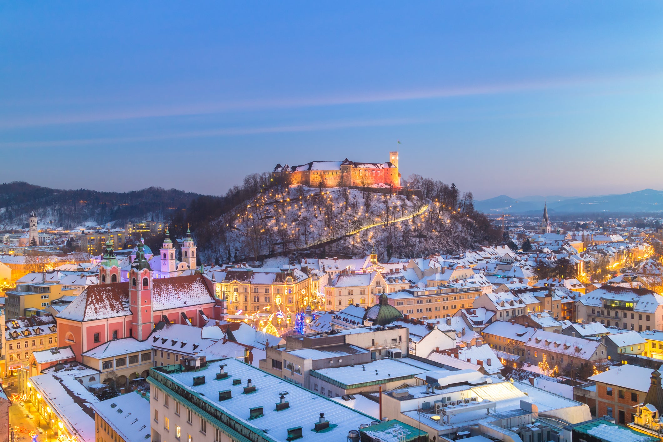 <p>Ljubljana is an ideal size to explore in one wintery long weekend</p>