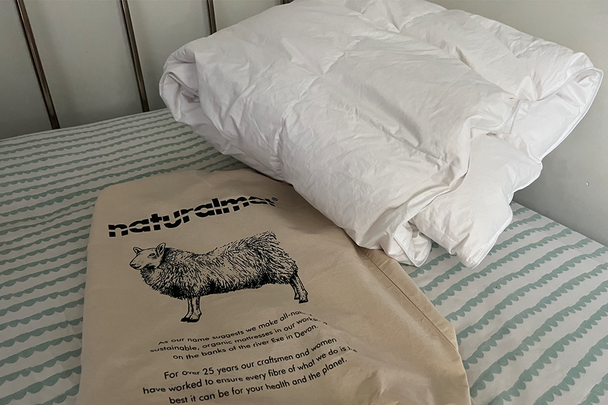 Best duvet for kids Indybest review Naturalmat nursery goose down duvet