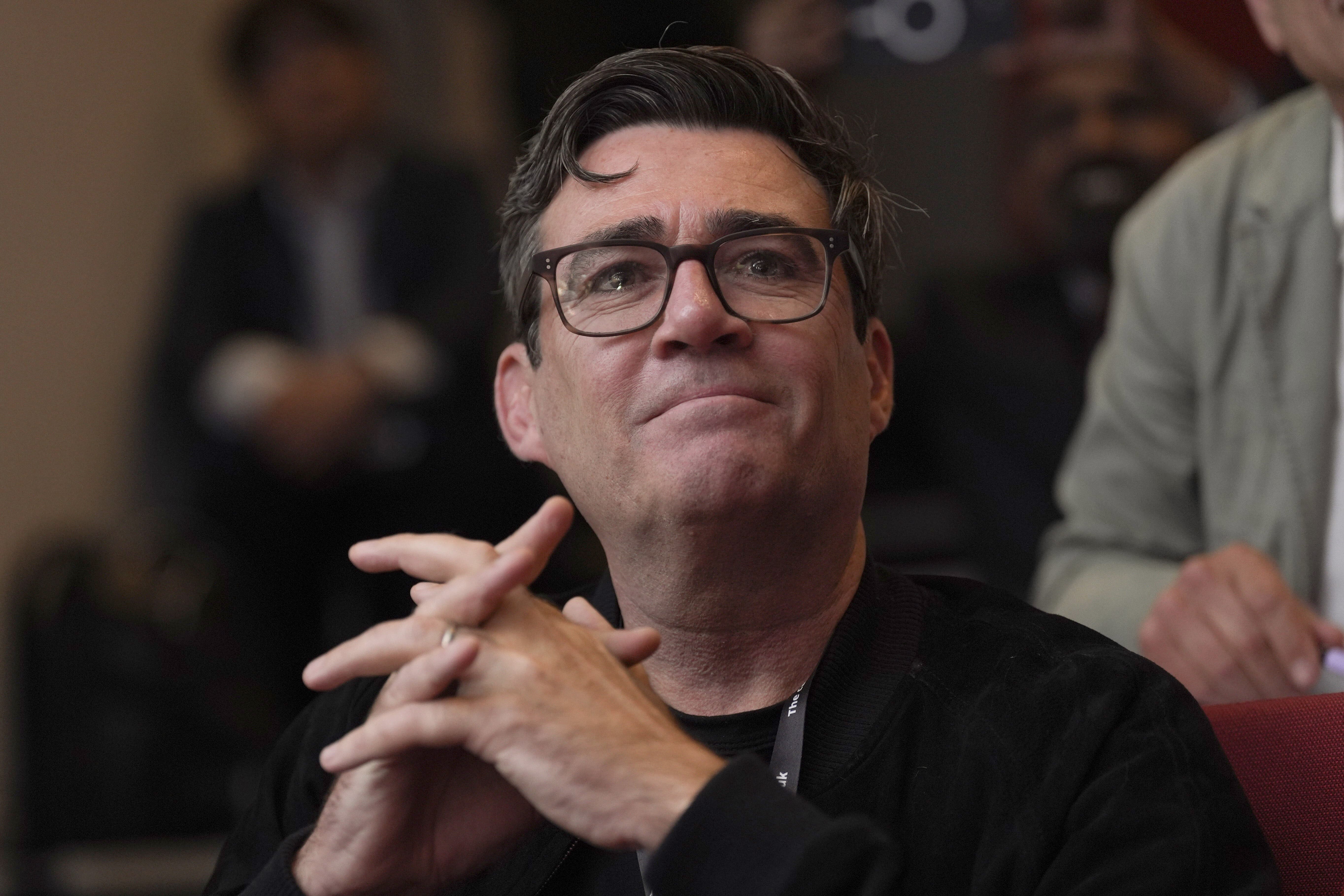 Mayor of Greater Manchester Andy Burnham has given his support to the new stadium in his Growth Plan (Danny Lawson/PA)