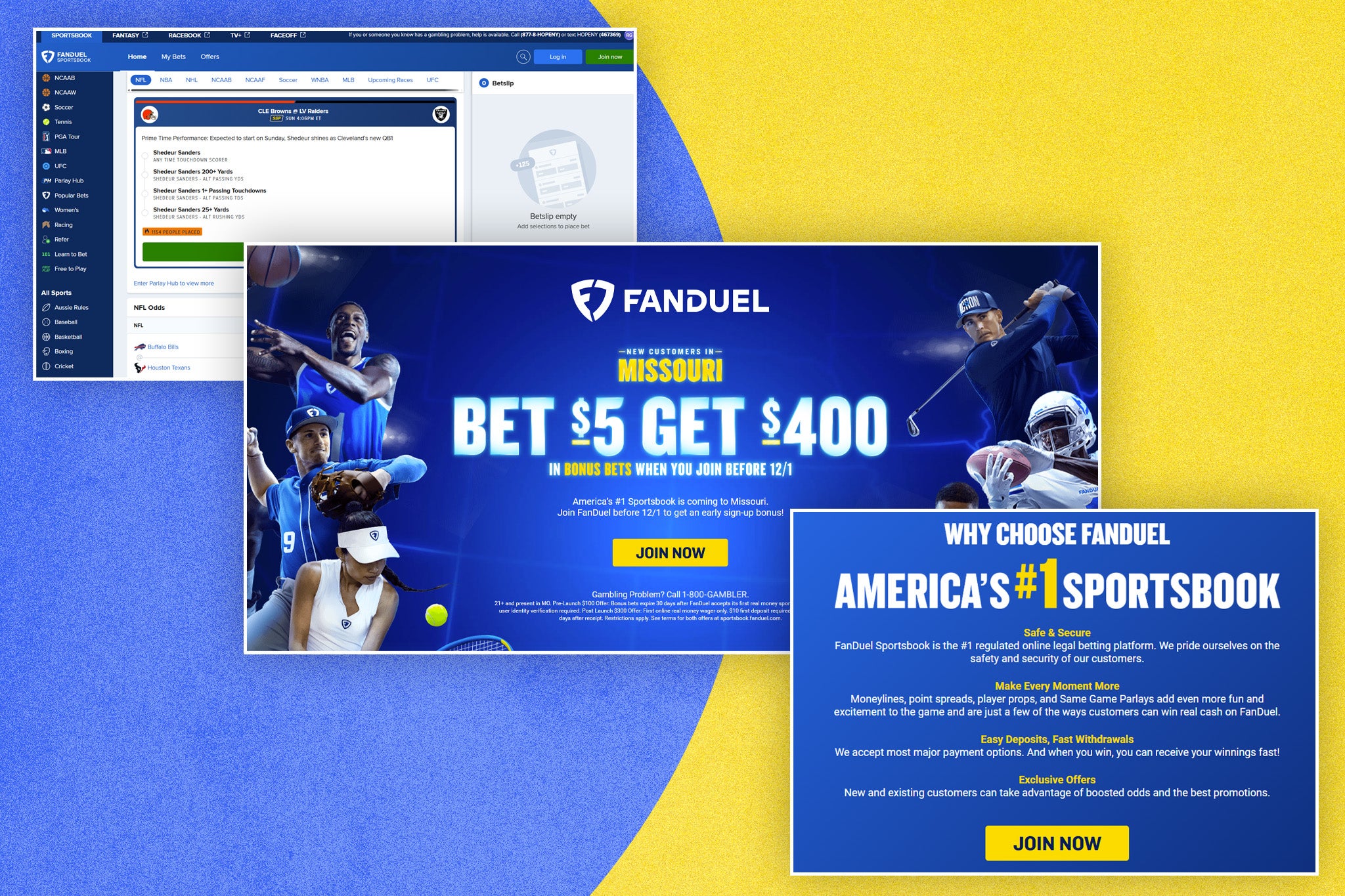 FanDuel Missouri Sportsbook Promo