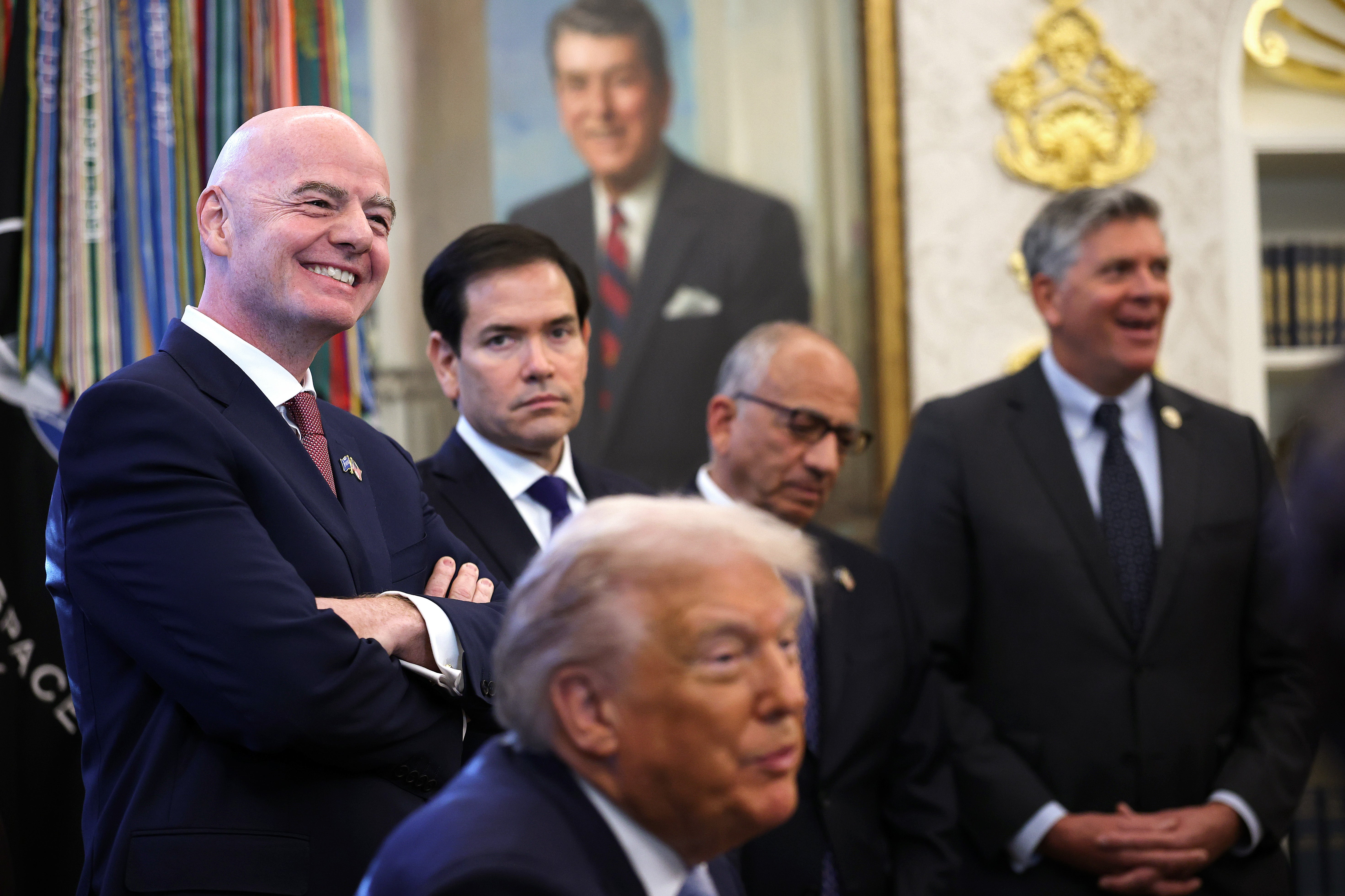 Infantino has a close relationship with Trump and is frequently a guest at the White House