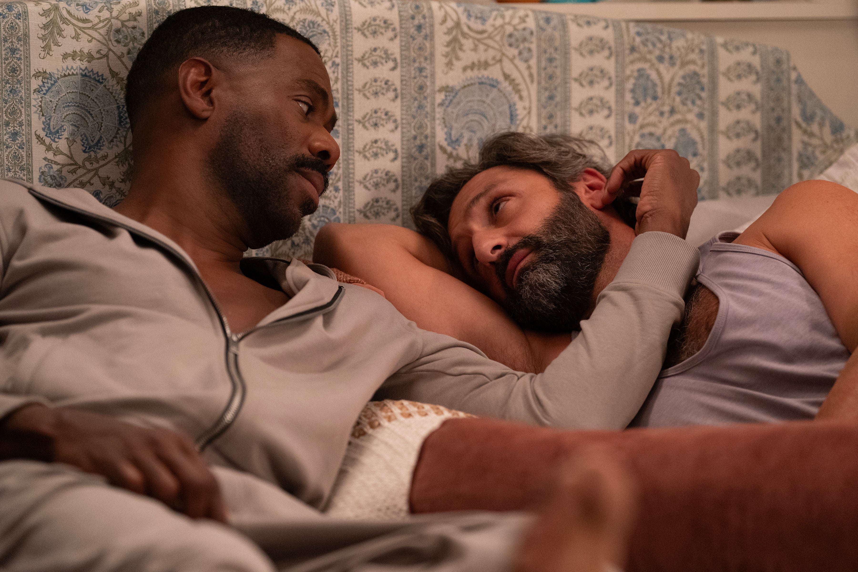 Tender slow-burner: Colman Domingo as Danny and Marco Calvani as Claude in ‘The Four Seasons’