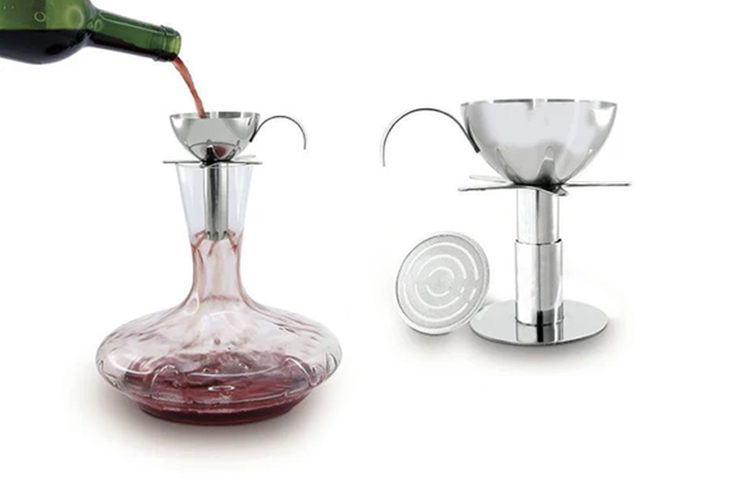 Best wine aerator IndyBest review Pulltex inox aerating funnel