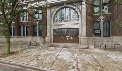 De acordo com relatos da mídia local, Orville T. Uma mãe de Chicago e seu filho de nove anos foram atacados por um grupo de estudantes não muito longe da Bright Elementary School (foto).