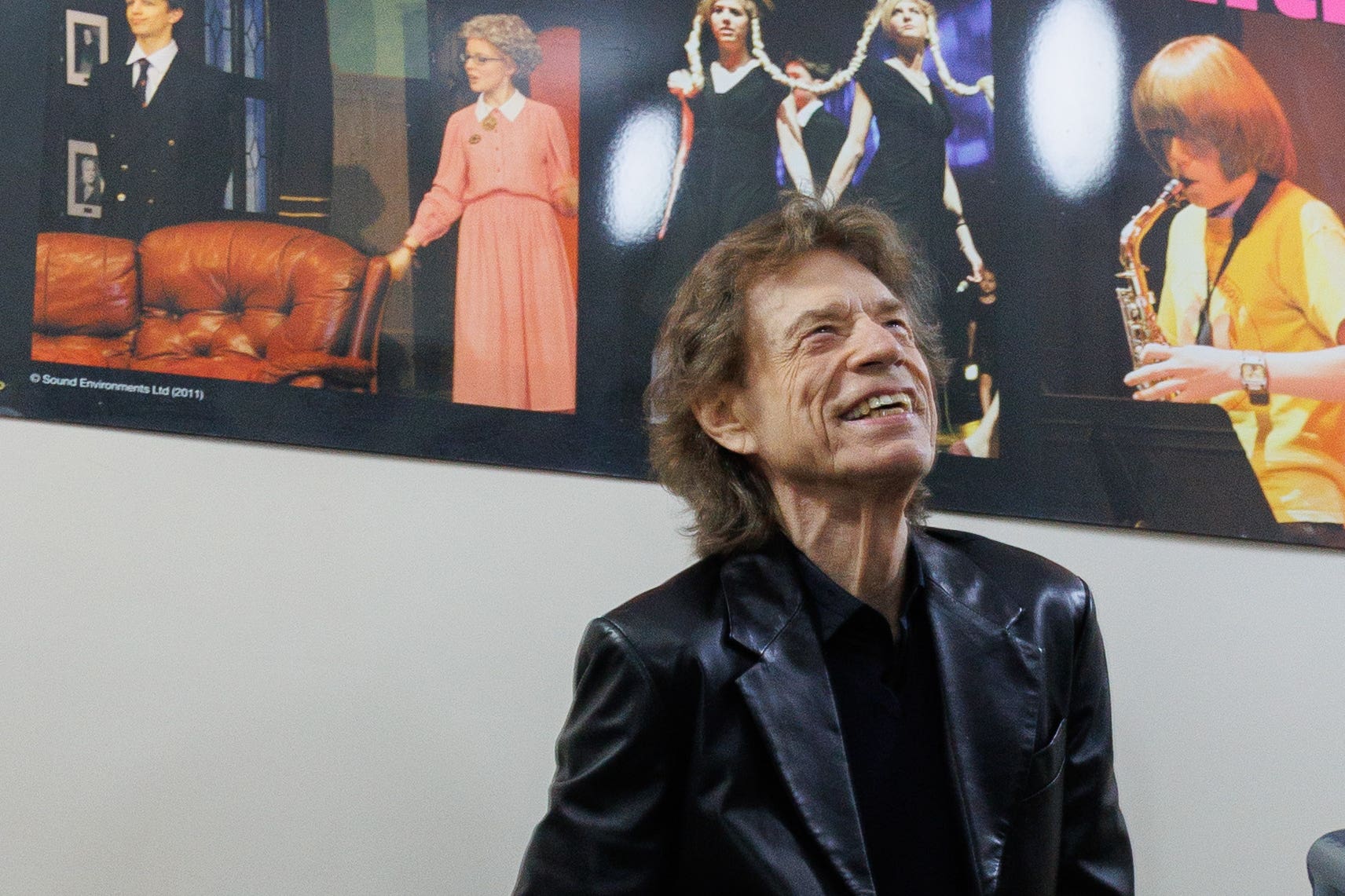 Sir Mick Jagger made a surprise visit to his old school, Dartford Grammar, in Kent