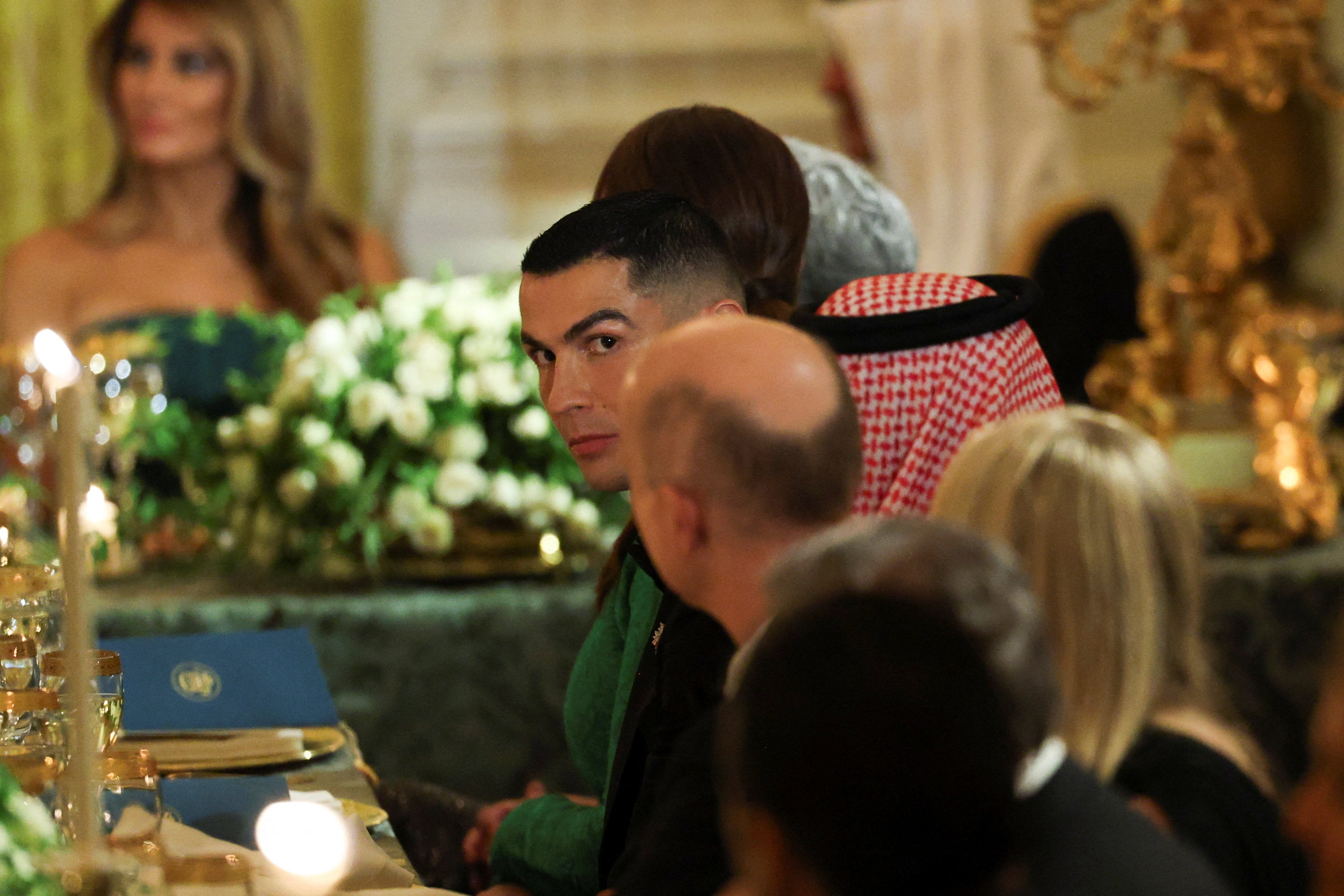 Bin Salman was invited to a dinner that was attended by Cristiano Ronaldo