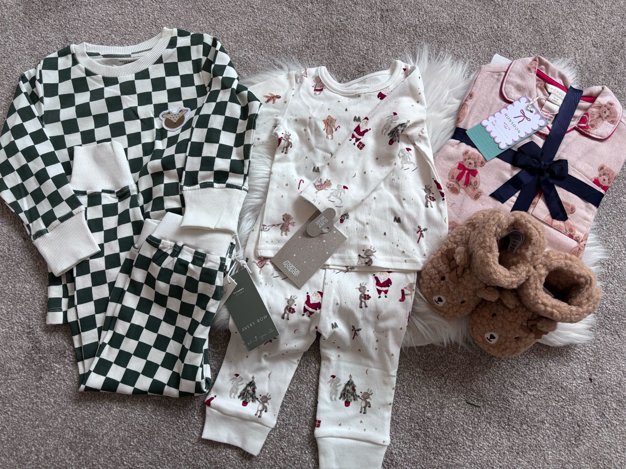 Some alternative baby, toddler and kids' Christmas pyjamas I’m loving this year