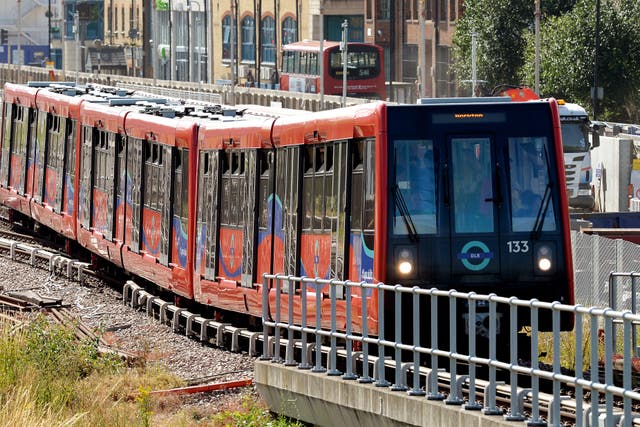 <p>Penalty fares issued on the Docklands Light Railway (DLR) are set to double this year (stock image)</p>