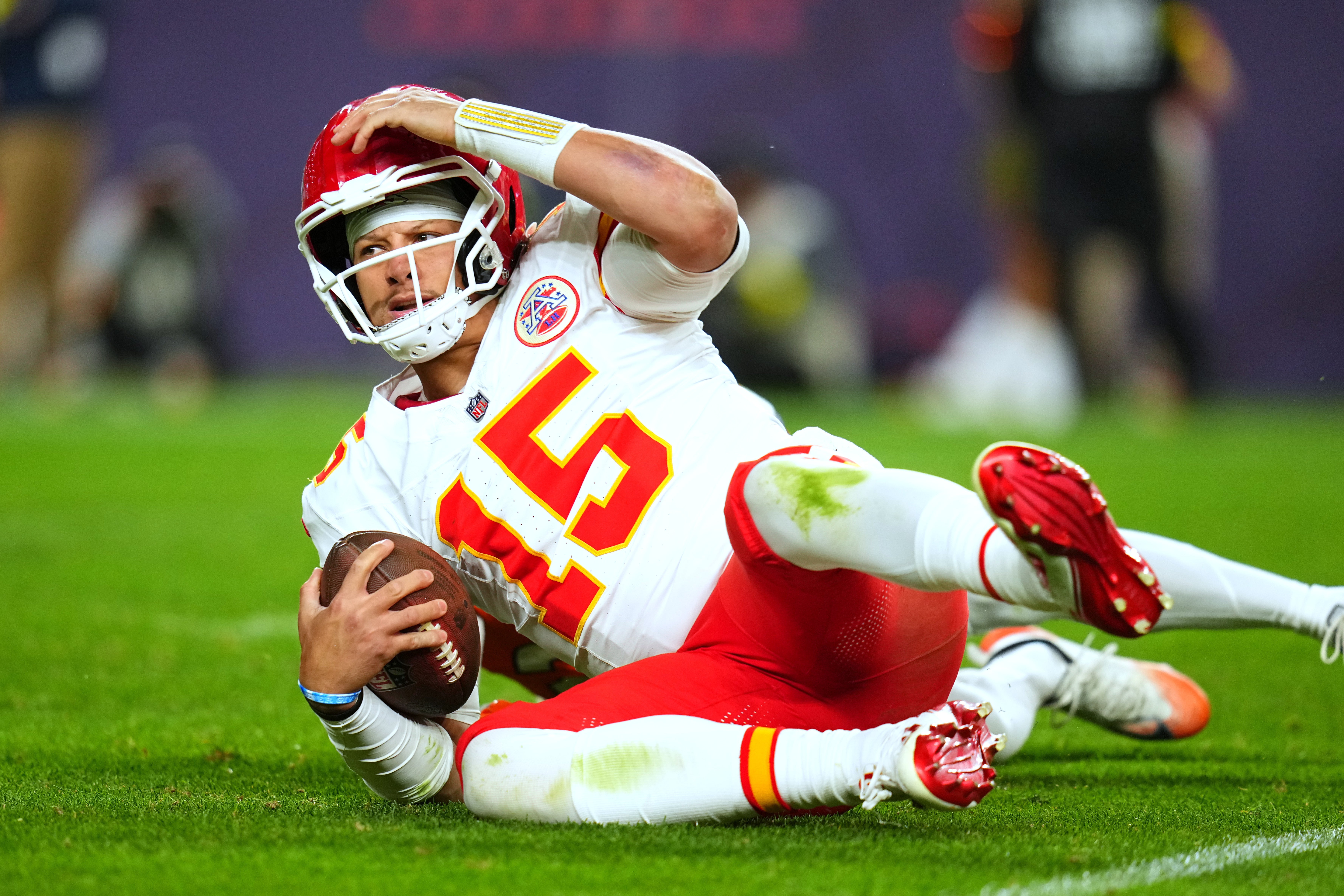 <p>Patrick Mahomes will not be involved in this season’s NFL playoffs</p>
