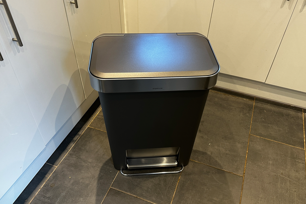 best kitchen bin indybest review Simplehuman pedal bin 45l.