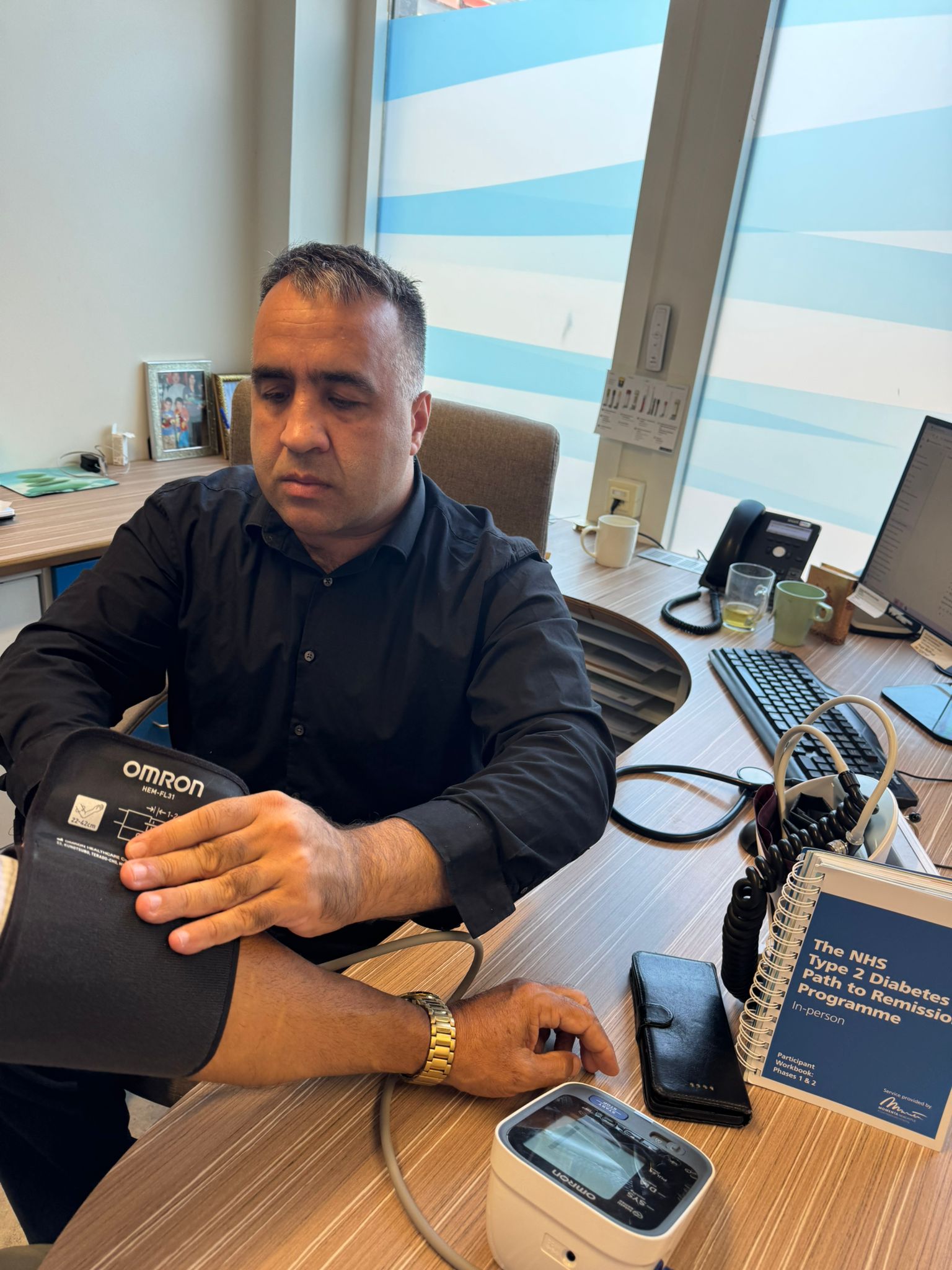 Maiwand Banayee works as a NHS diabetes remission coach