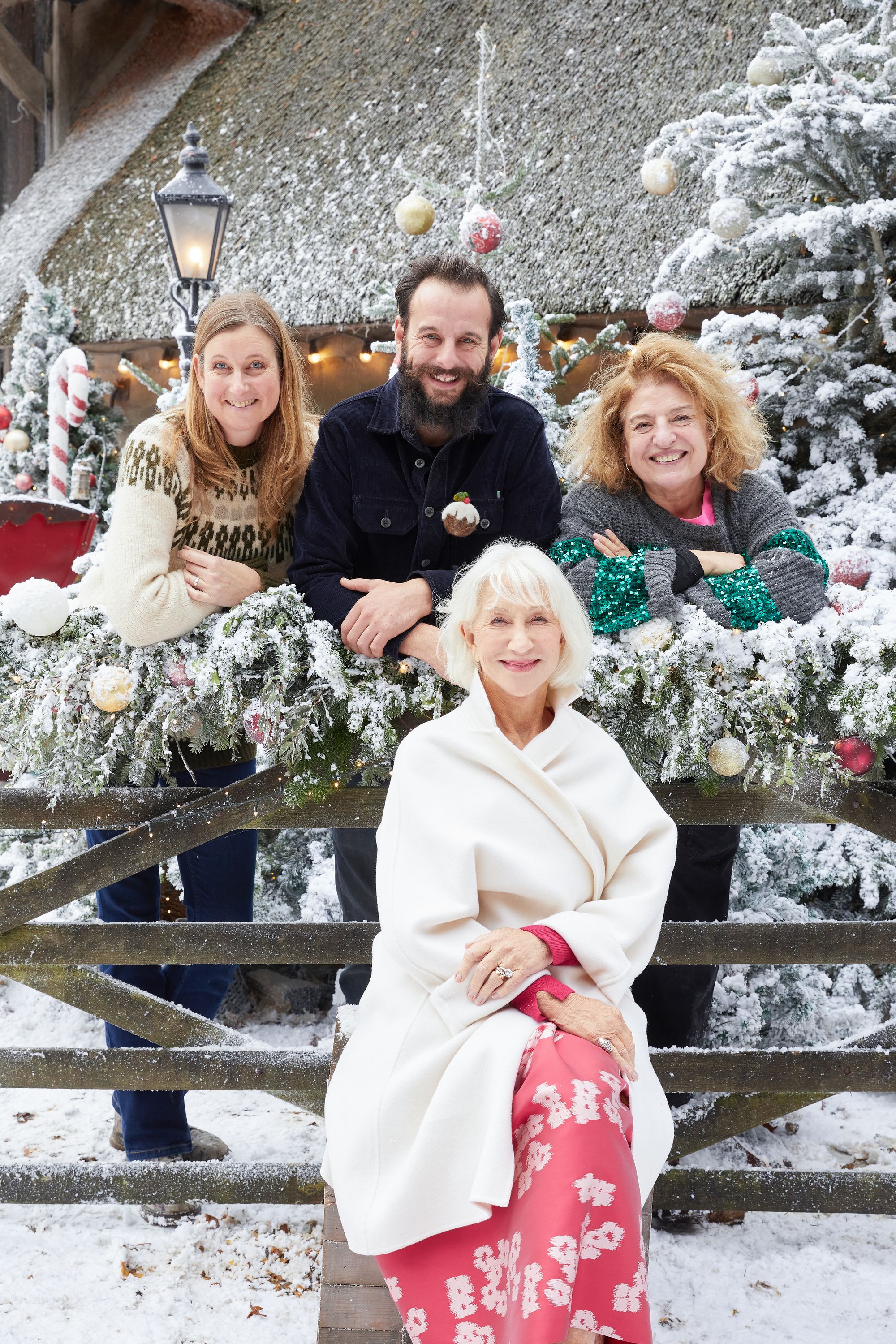 Dame Helen sought the help of expert Becky Houghton (top, left) to give the cello some much-needed care