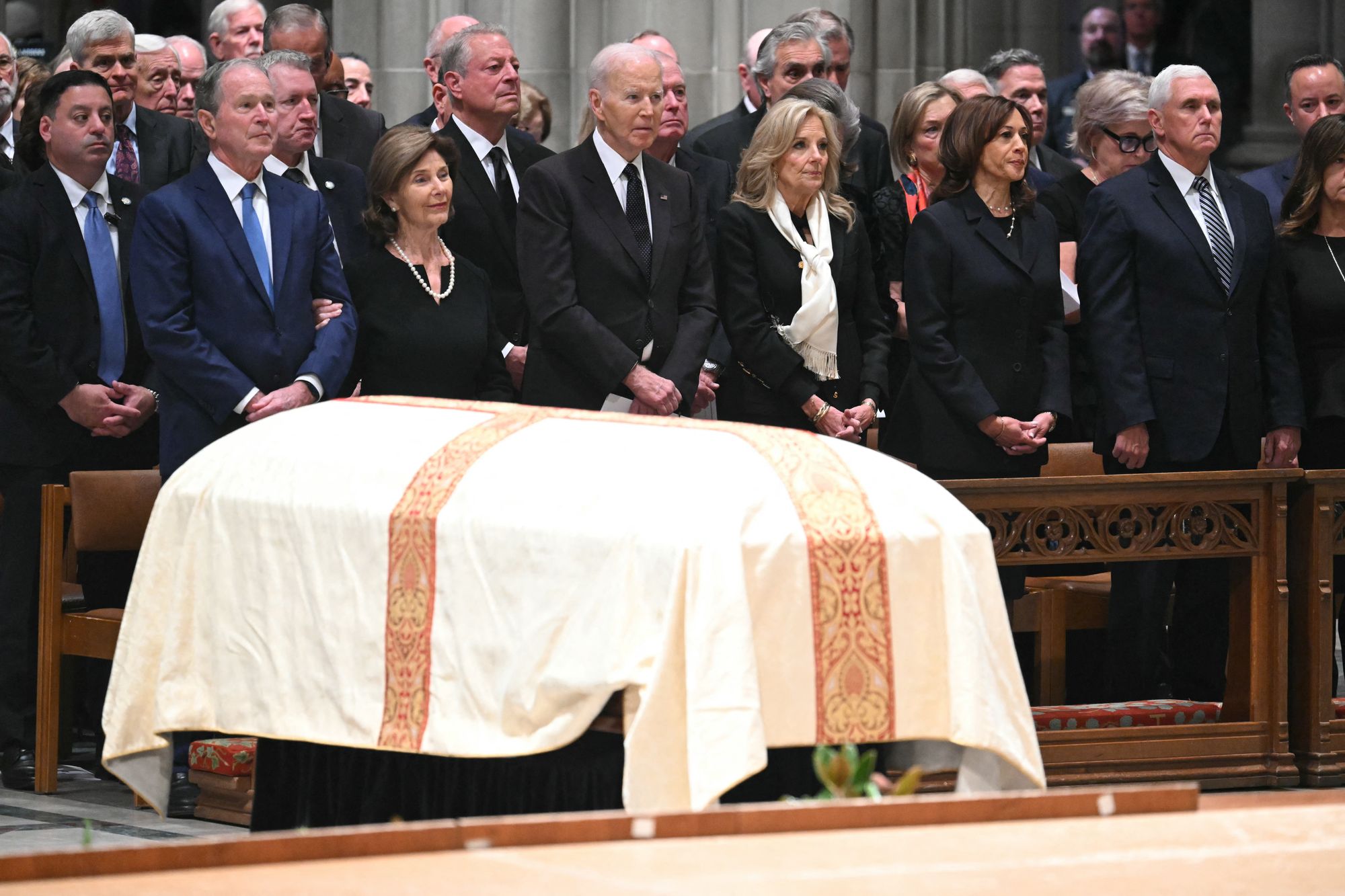 Cheney’s funeral was attended by several former presidents and vice presidents, but not President Donald Trump or Vice President JD Vance