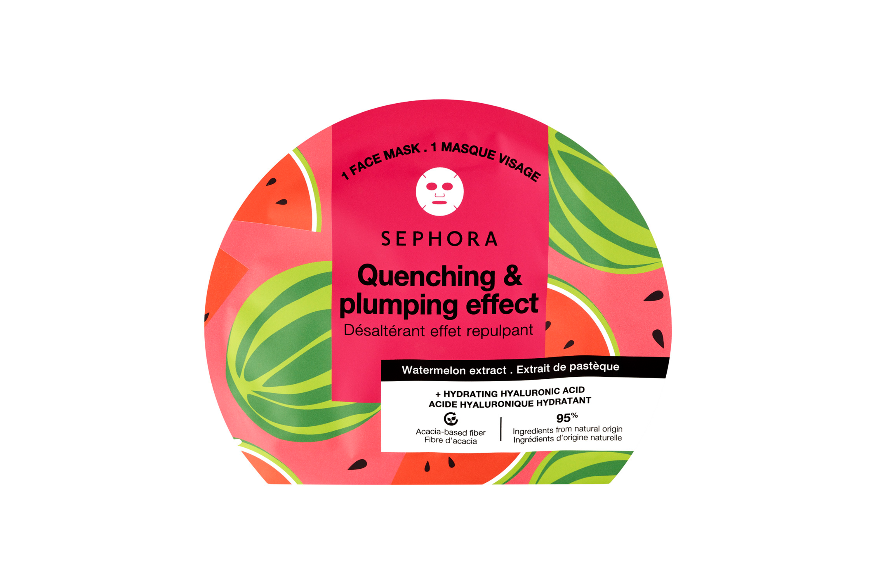 best sheet mask indybest review Sephora watermelon quenching & plumping effect sheet mask