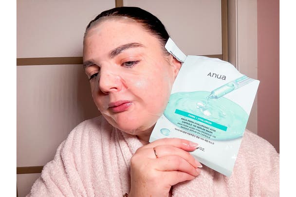 best sheet mask indybest review Anua PDRN hyaluronic acid capsule 100 serum mask