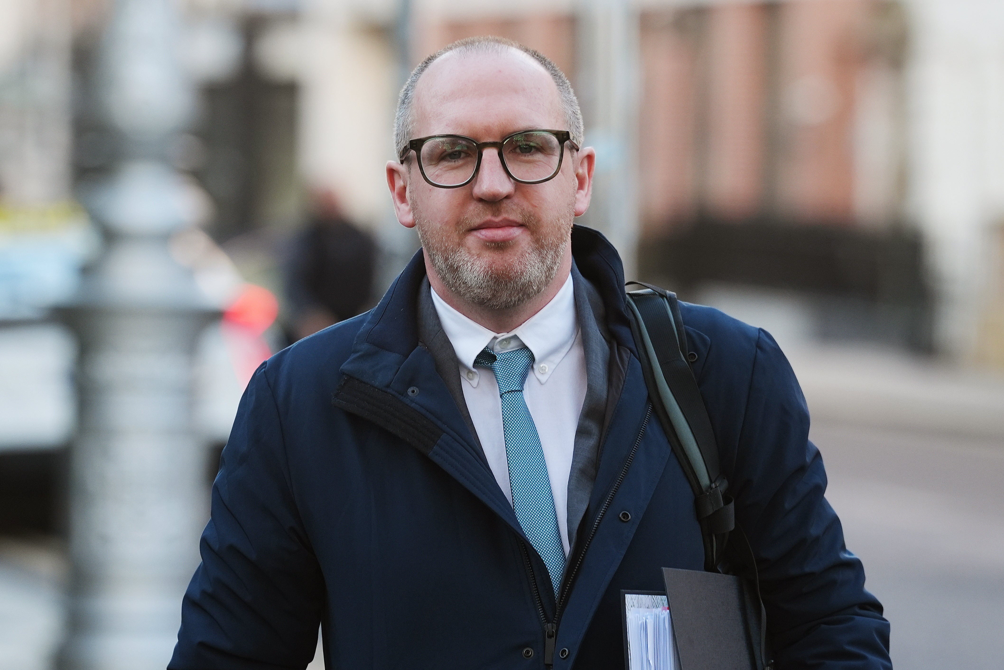 Former chief executive of the Peter McVerry Trust Francis Doherty arriving at Leinster House, Dublin, to appear before the Public Accounts Committee