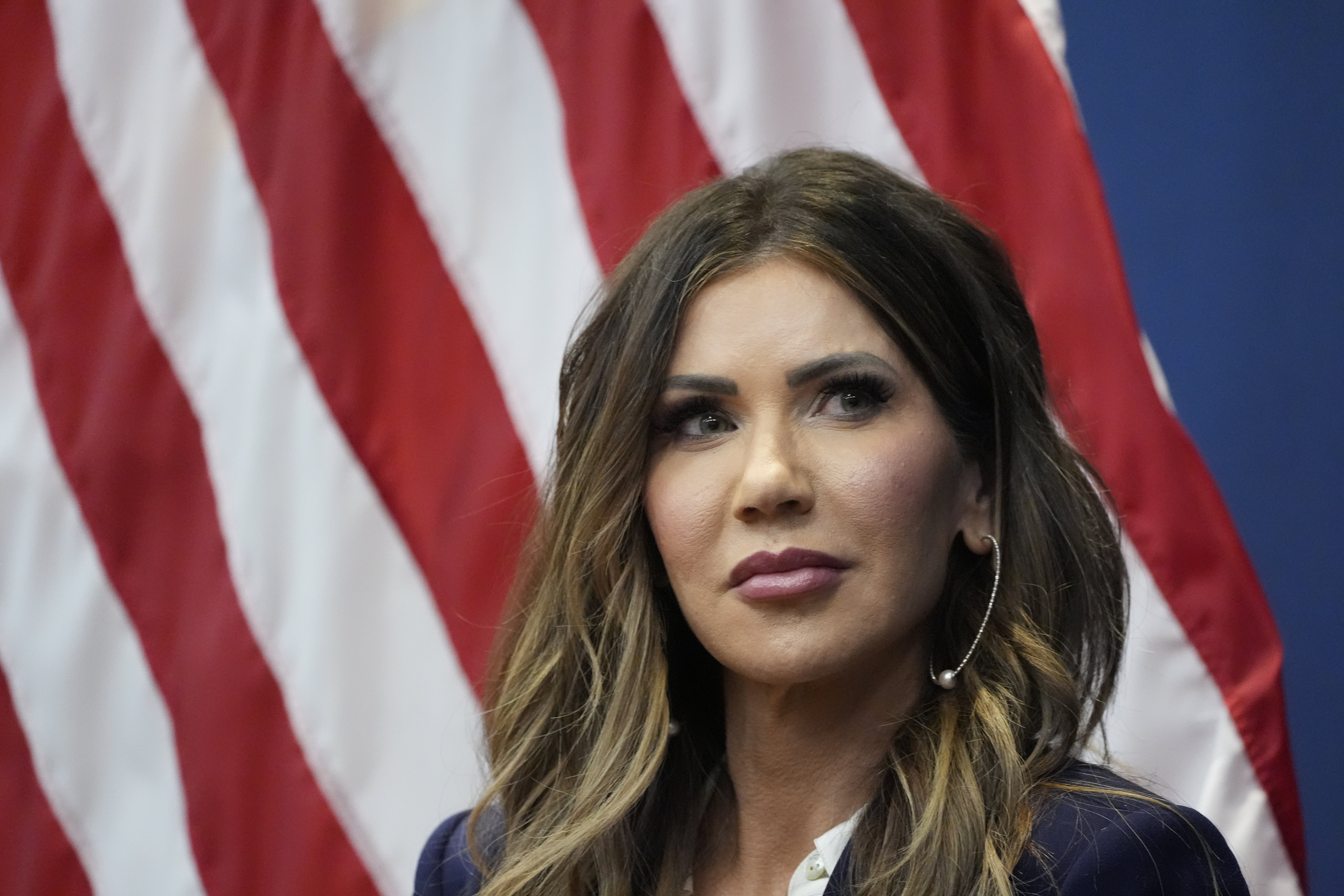 Noem’s team appeared inspired by the influencer, who blamed migrants for rent being too high and groceries costing too much