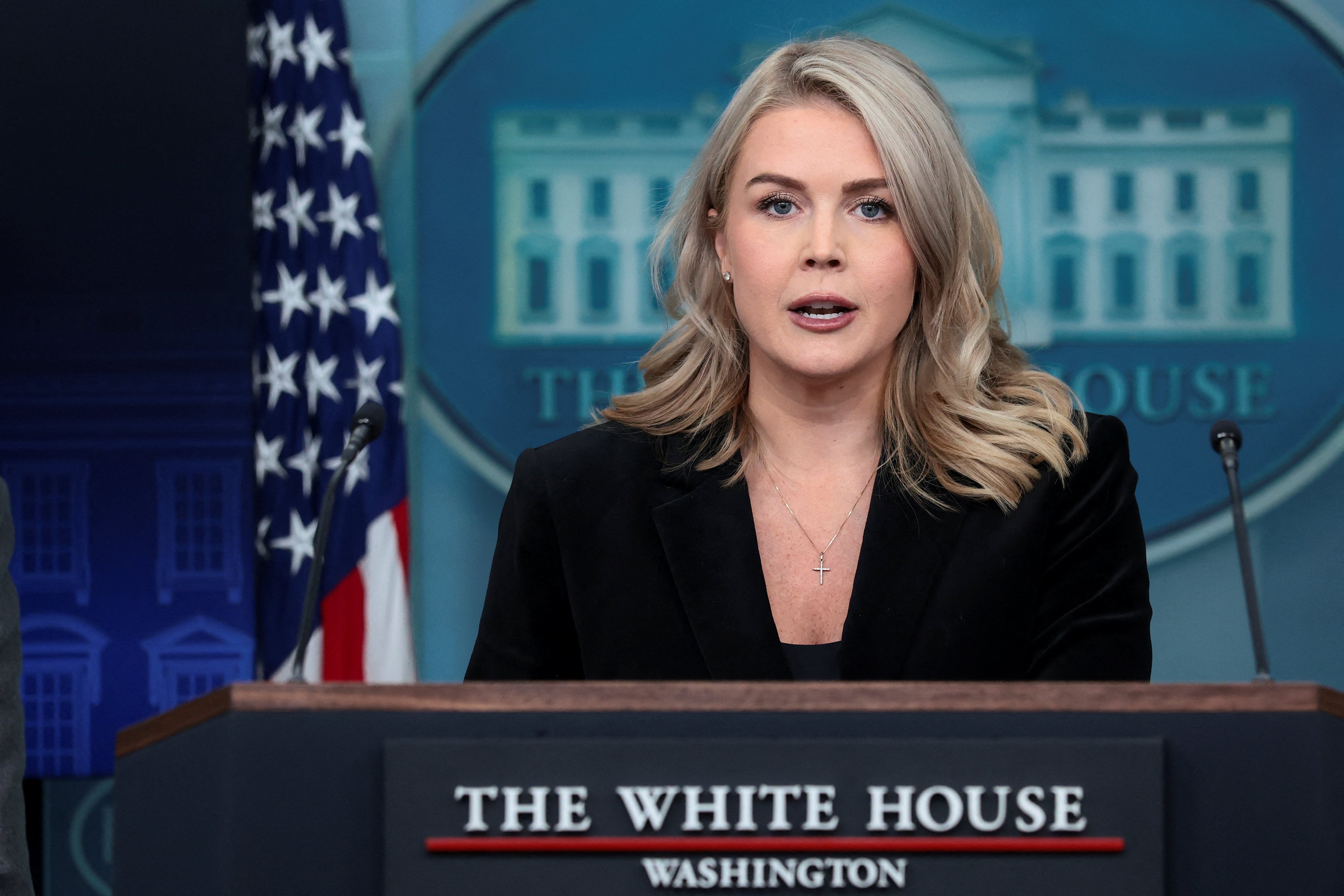 White House Press Secretary Karoline Leavitt said her job has left her with PTSD due to the time spent away from her family.