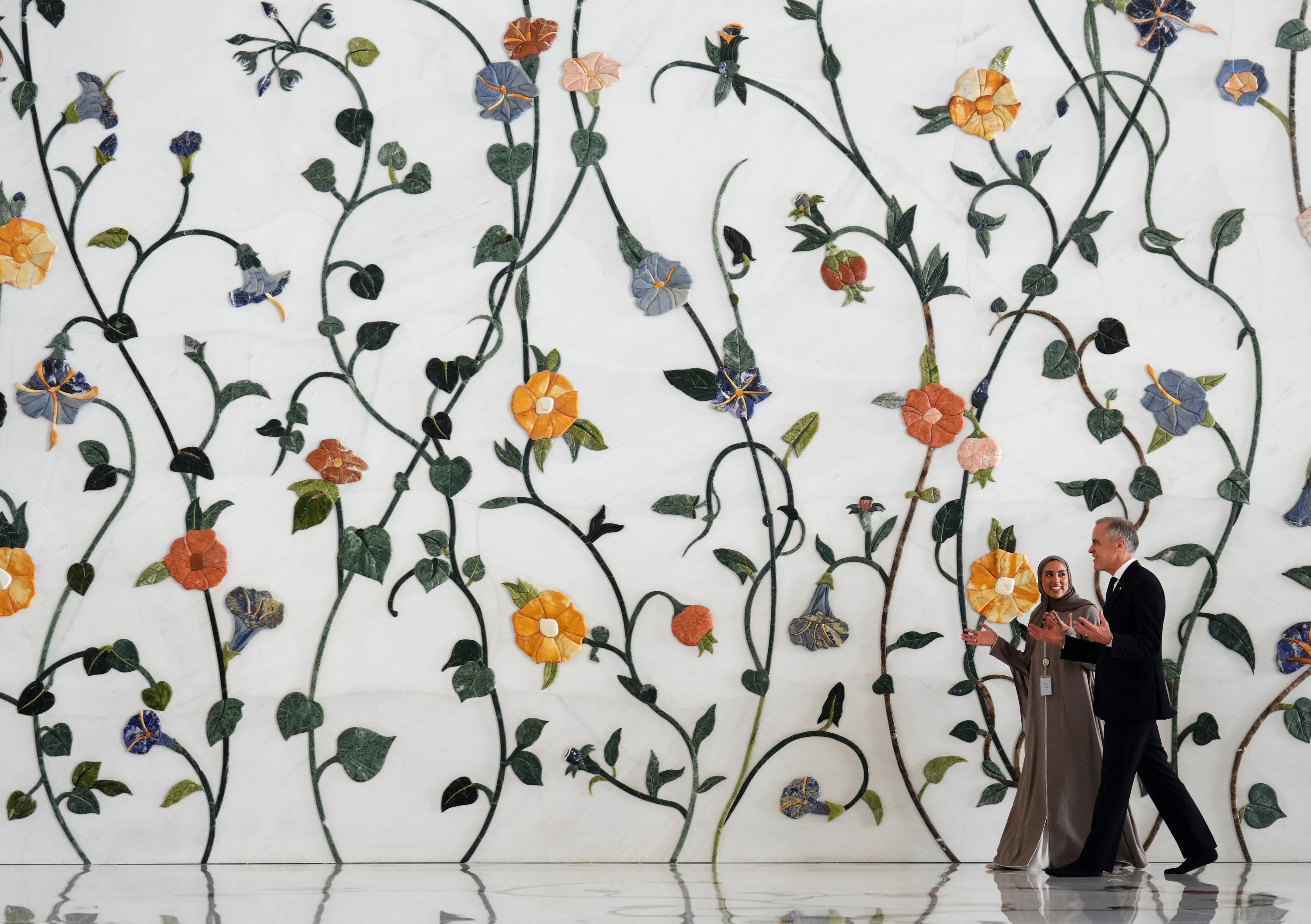 APTOPIX Canada UAE Carney