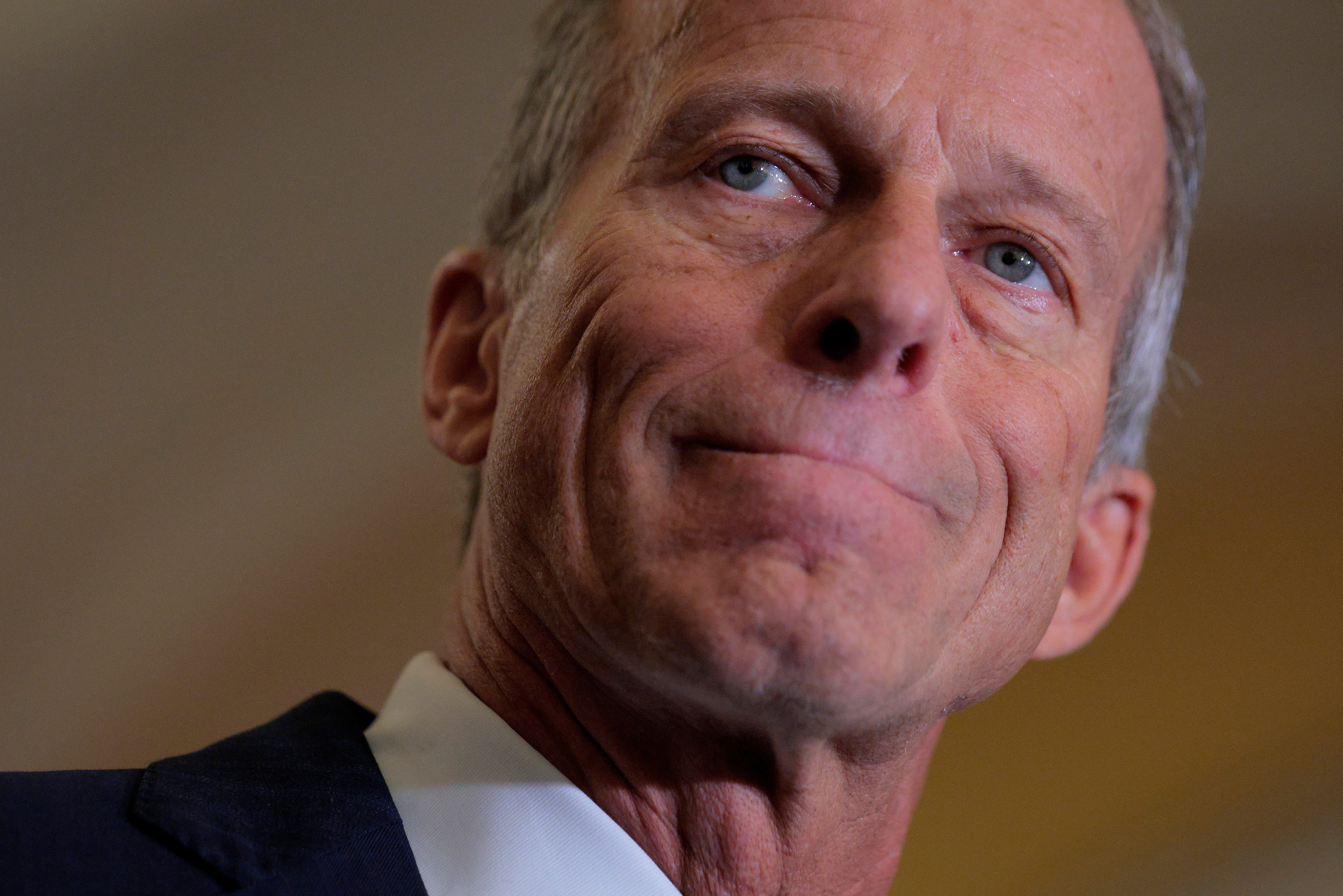 Senate Majority Leader John Thune dismissed the ideat that Trump was seriously considering an invasion of Greenland as Democrats introduced a resolution to prevent one on Tuesday