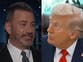 Jimmy Kimmel tells Trump ‘I’ll go when you go’ after president’s ‘disturbing’ demand