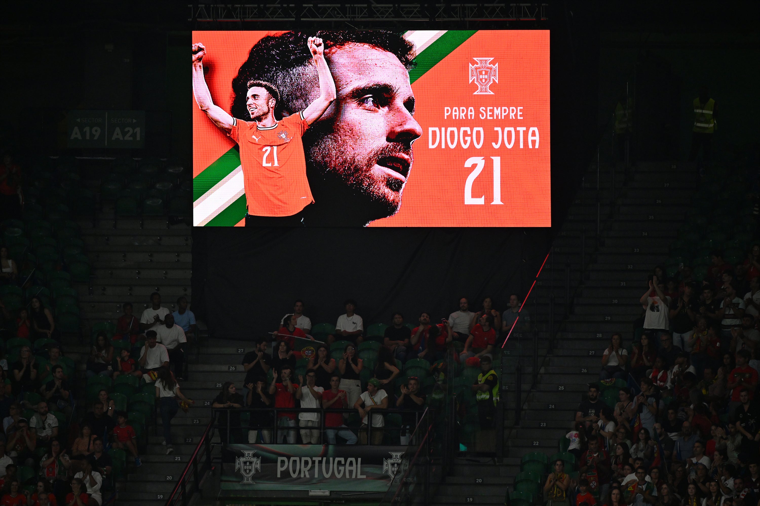 Liverpool and Portugal star Diogo Jota died in a car crash in July (Zed Jameson/PA)