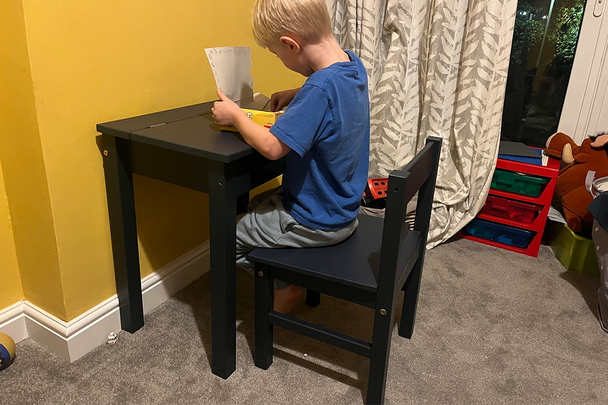 Best kids desks and chair sets IndyBest review Argos Home kids Scandinavia desk and chair