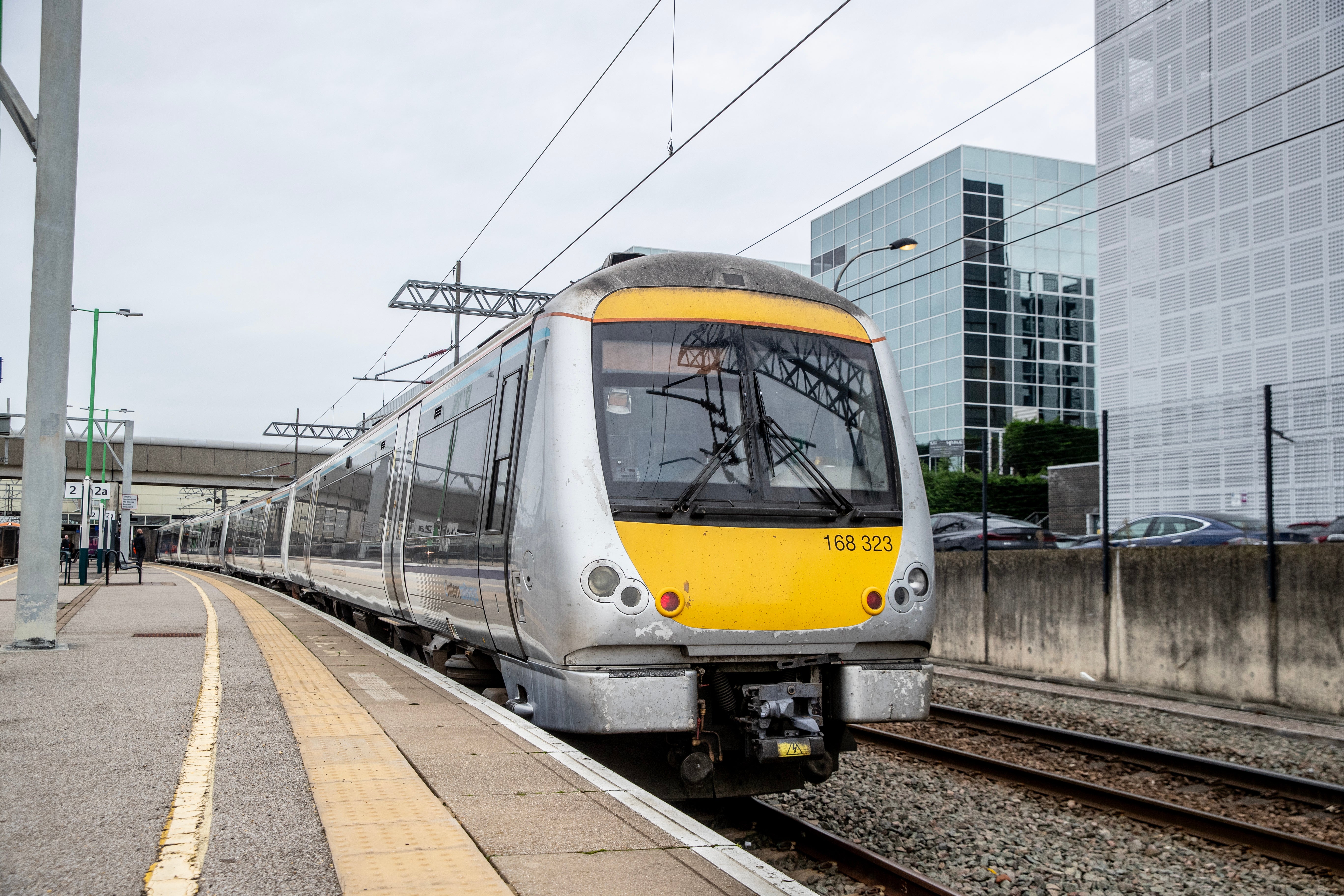On track: Chiltern Railways test train for the East West Line