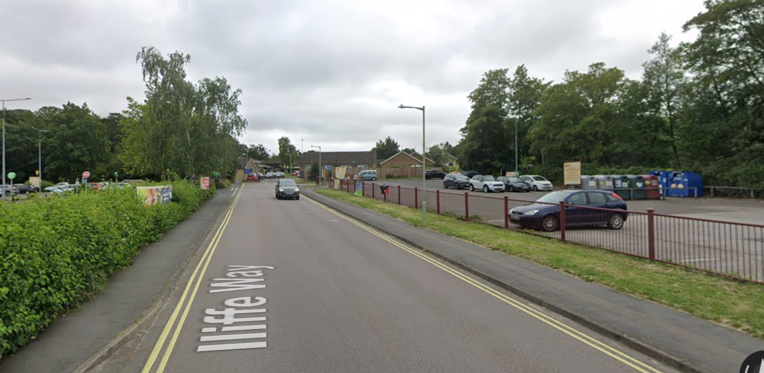 The victim was running along a pathway off Iliffe Way in Stowmarket, Suffolk, when she was approached