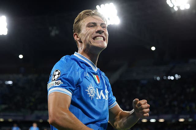 <p>Rasmus Hojlund moved to Napoli on loan with a view to a permanent switch</p>