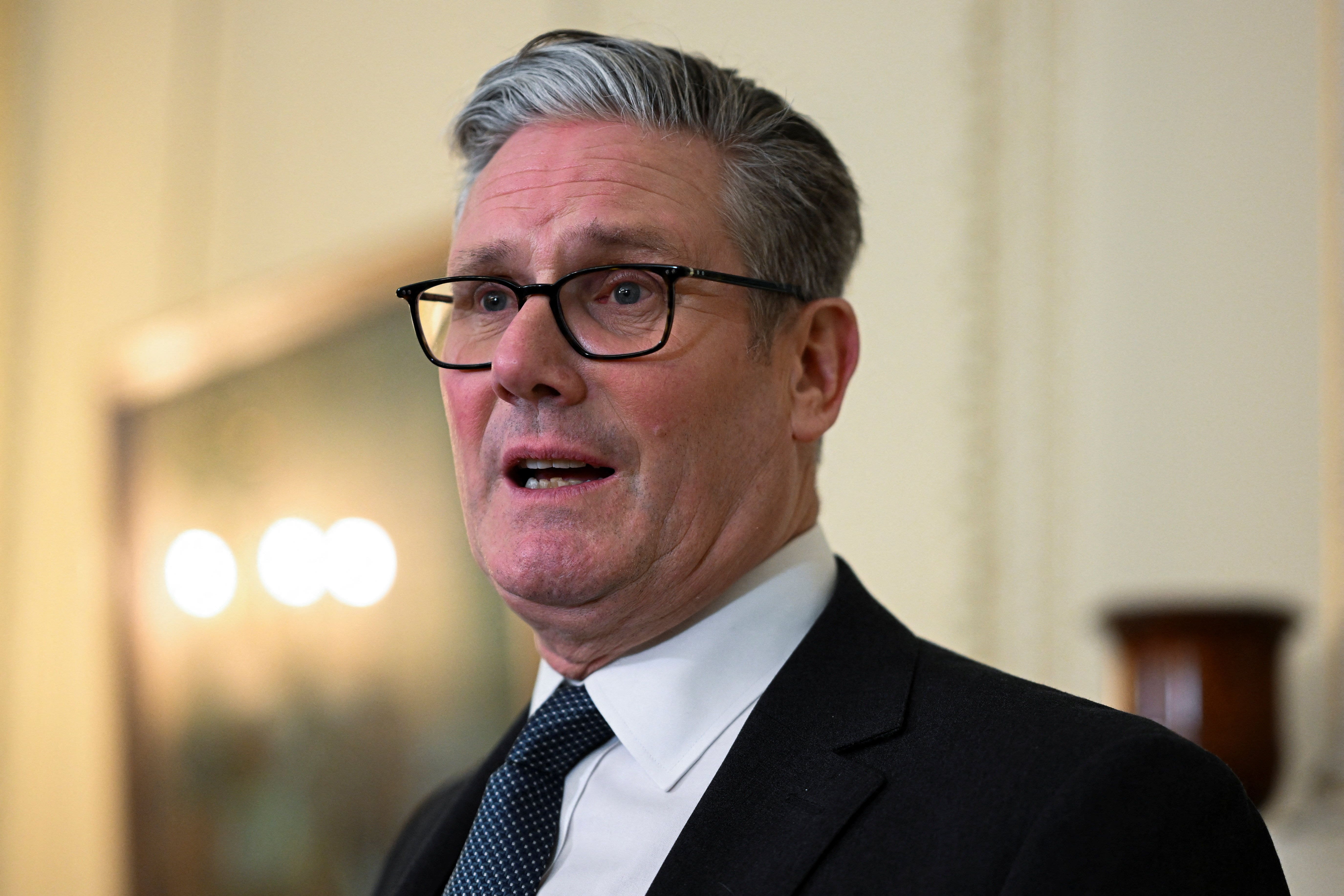 The Prime Minister declined to say whether the US president’s comment was appropriate (Jaimi Joy/PA)