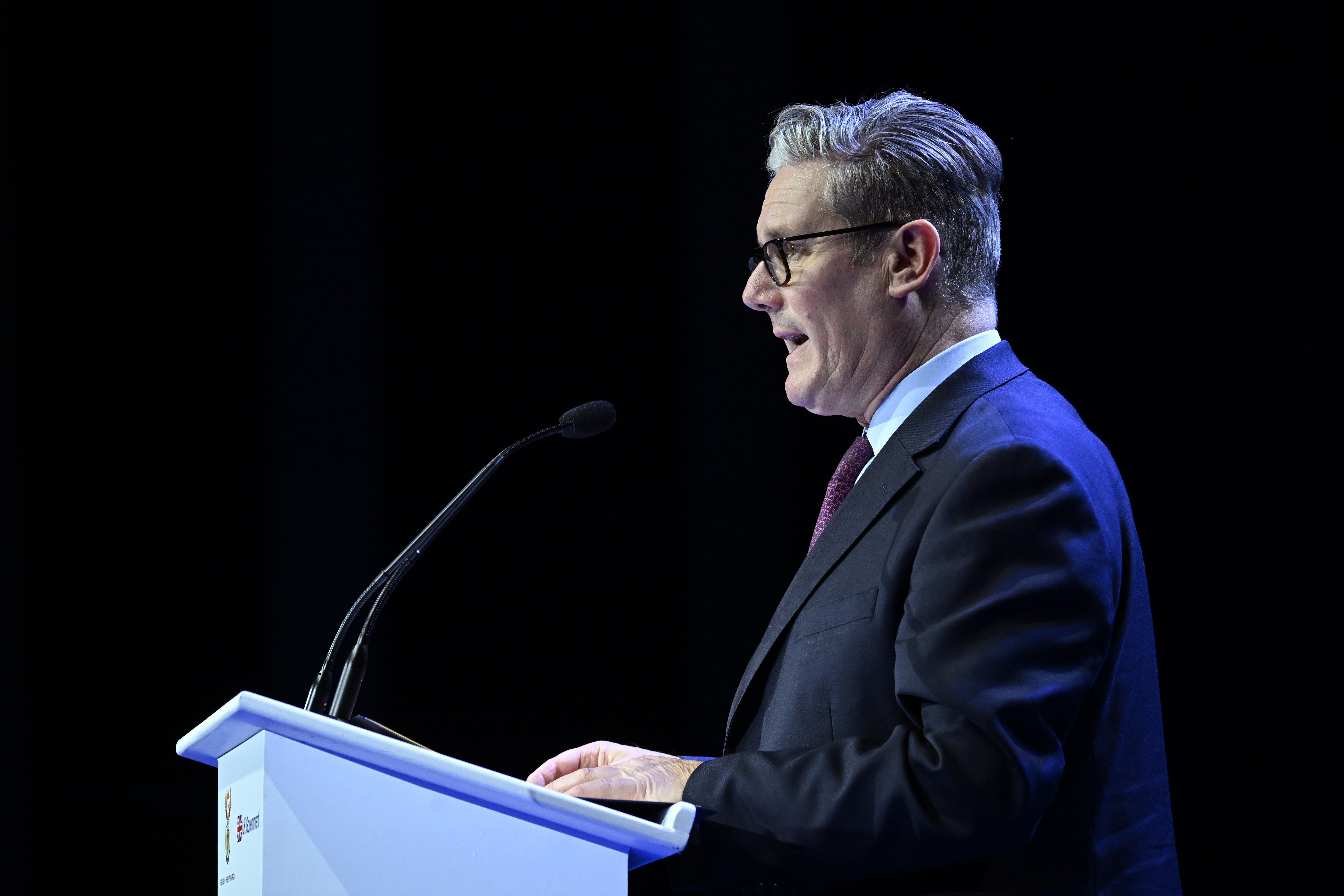 Prime Minister Sir Keir Starmer was speaking at the G20 summit in South Africa (Leon Neal/PA)