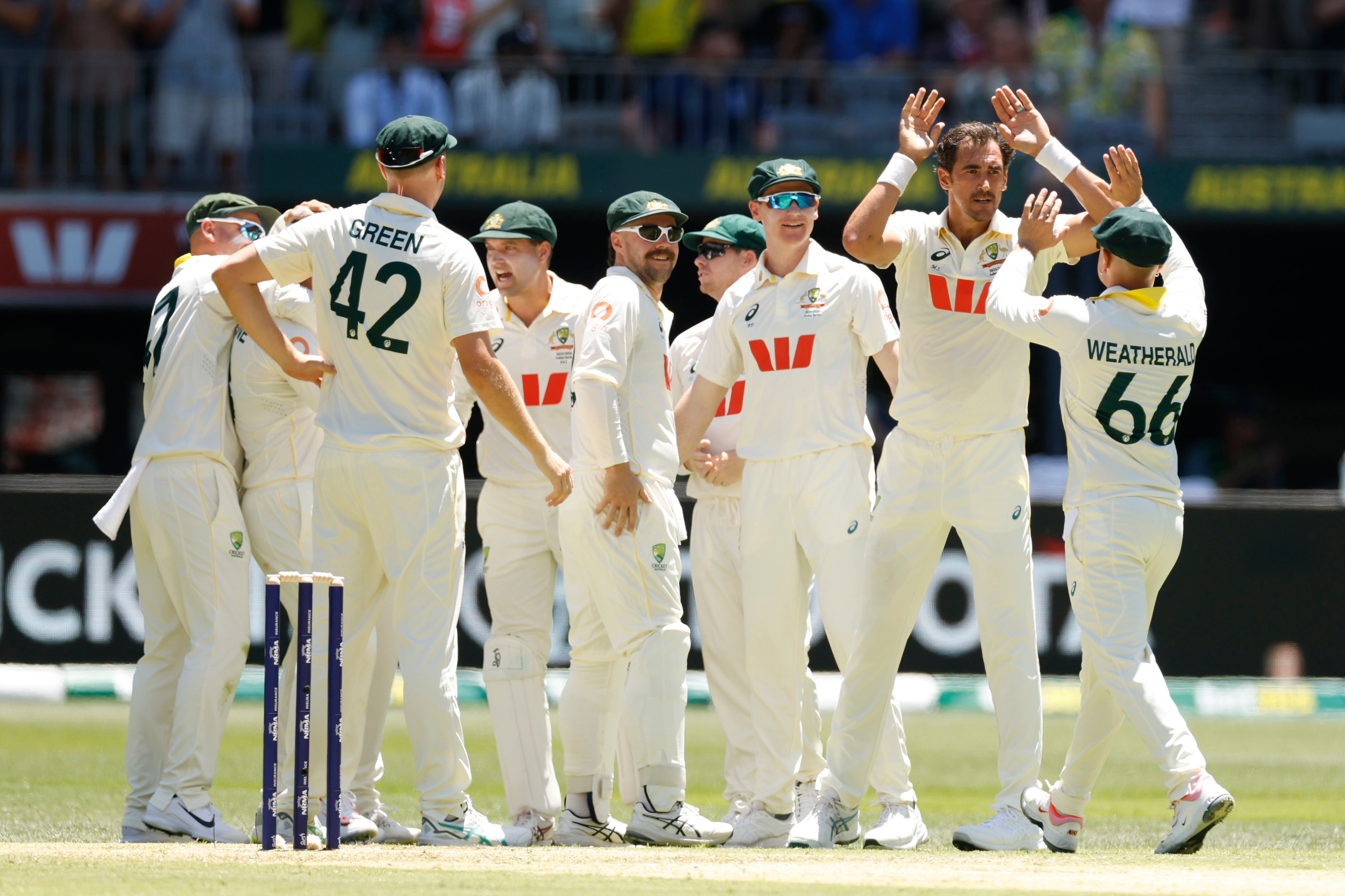 Joe Root fell for a duck as Mitchell Starc starred for Australia