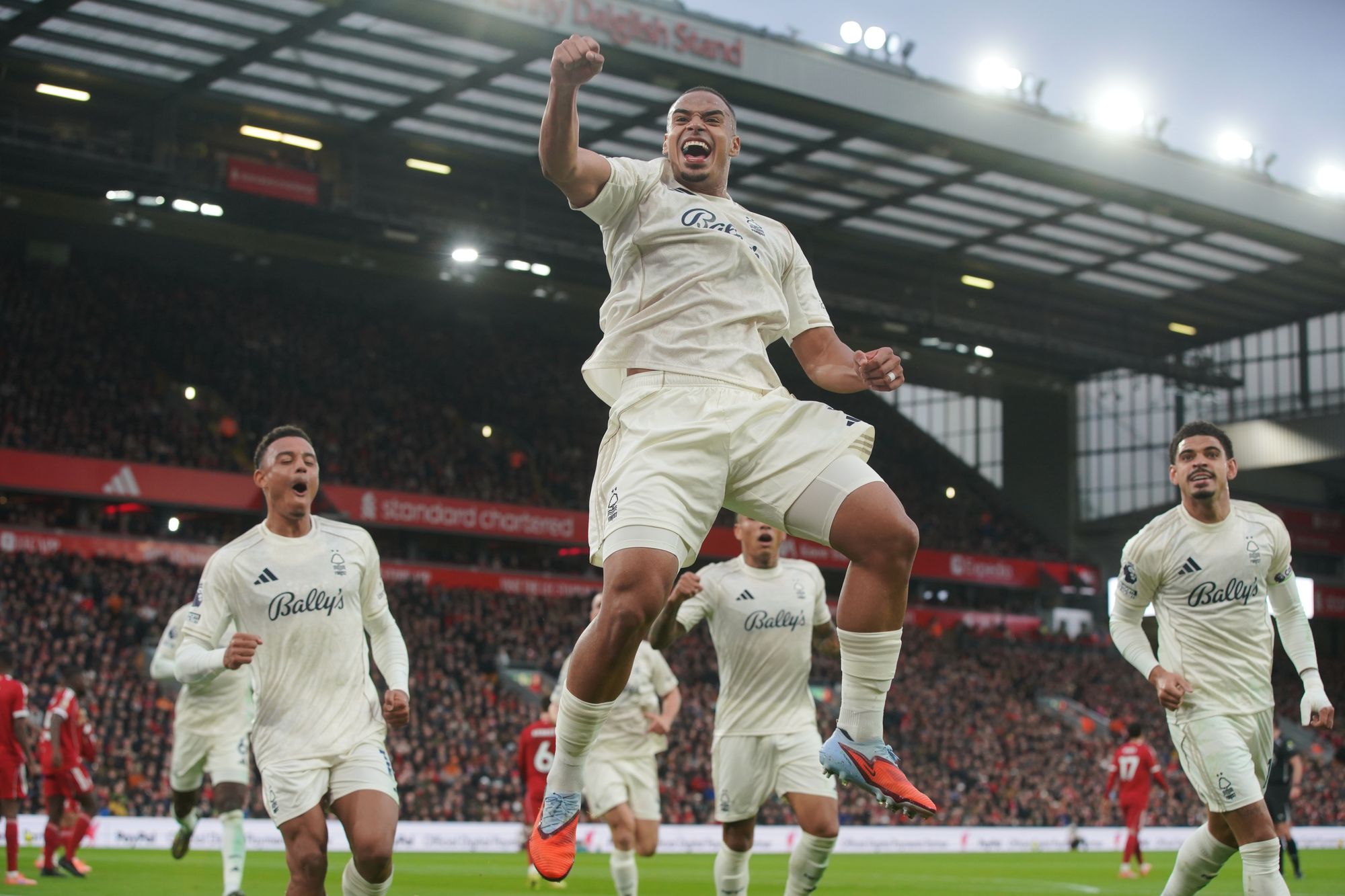 Murillo broke the deadlock for Nottingham Forest