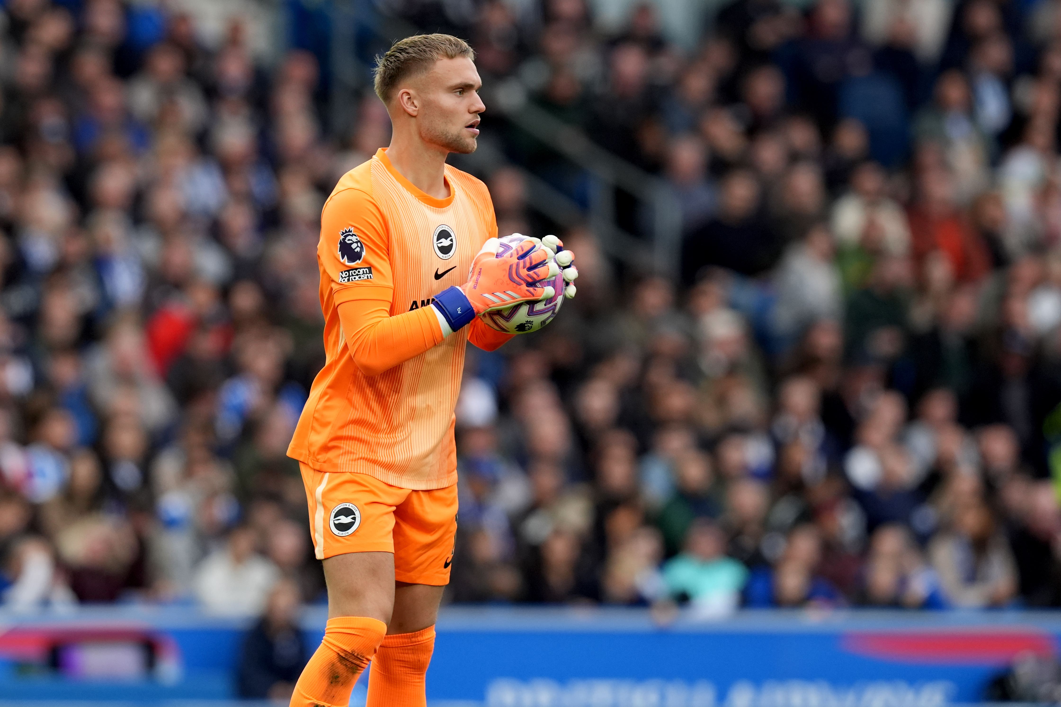 Bart Verbruggen was the Brighton hero (Gareth Fuller/PA)
