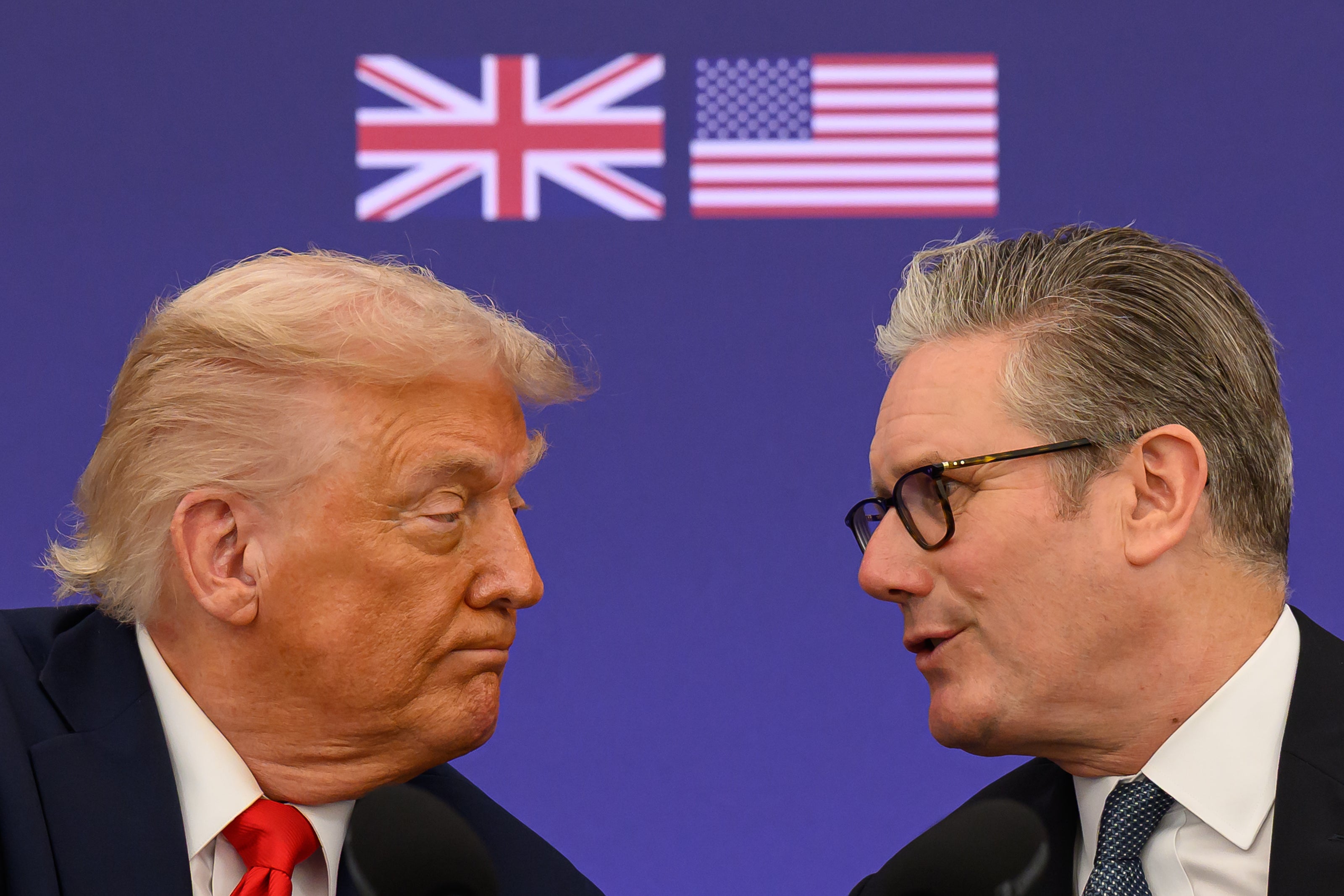 Still a special relationship? Donald Trump and Keir Starmer reportedly get along well, but voters are unsure about whether the US can be trusted to come to Britain’s aid