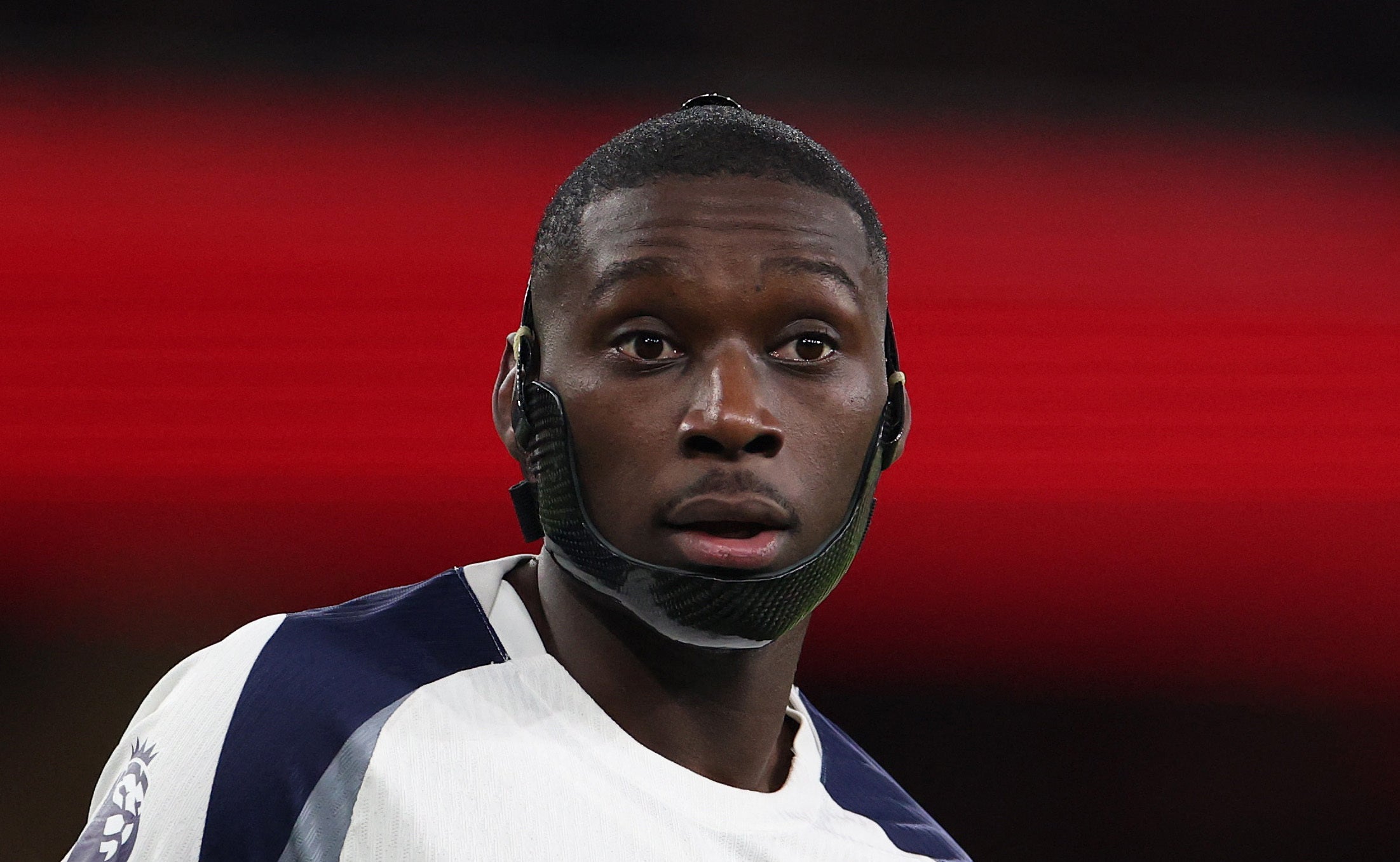 <p>Randal Kolo Muani in action against Arsenal </p>