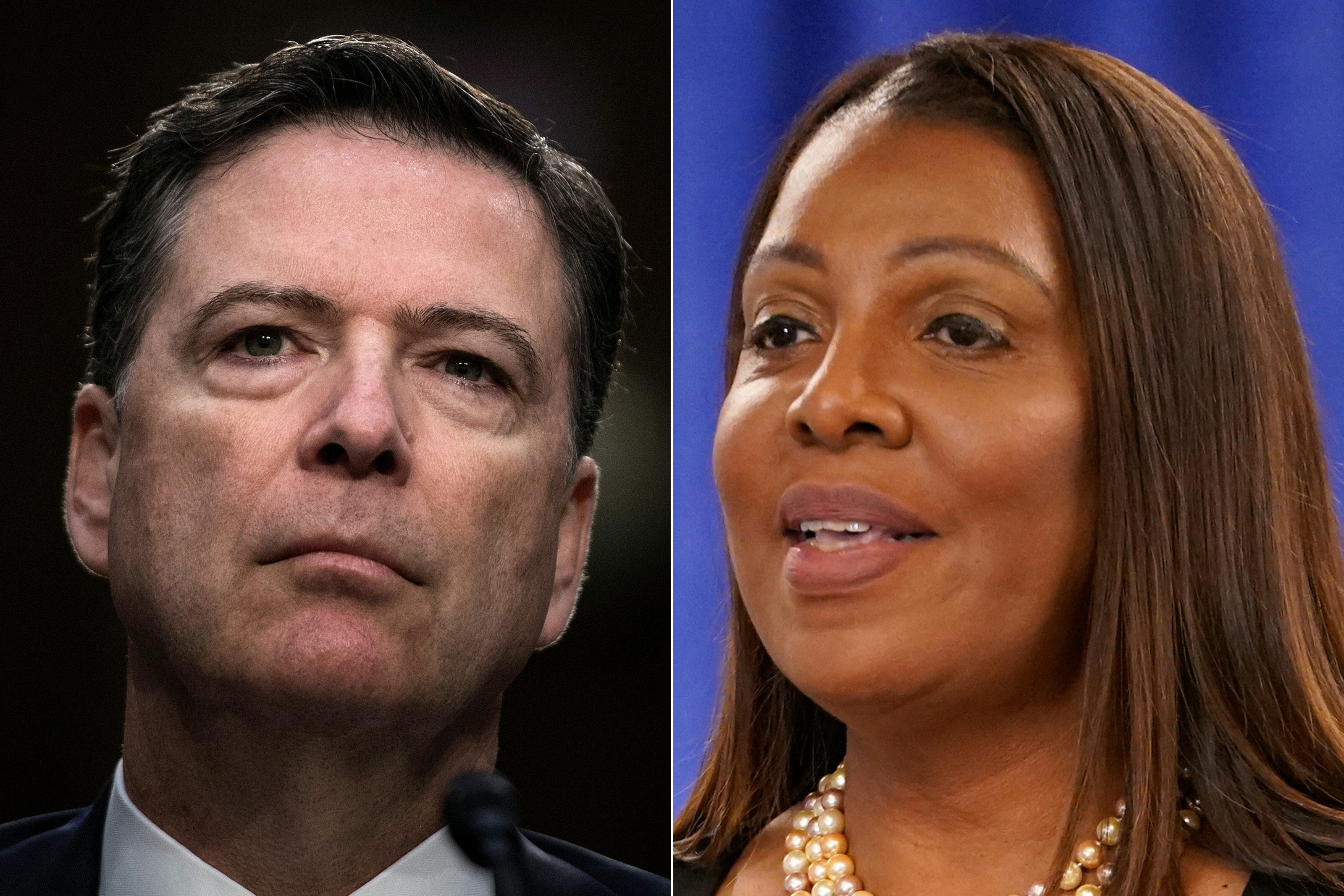 Trump’s Justice Department suffered two unqualified losses on Monday when a federal judge tossed out cases against former FBI Director James Comey and New York Attorney General Letitia James.