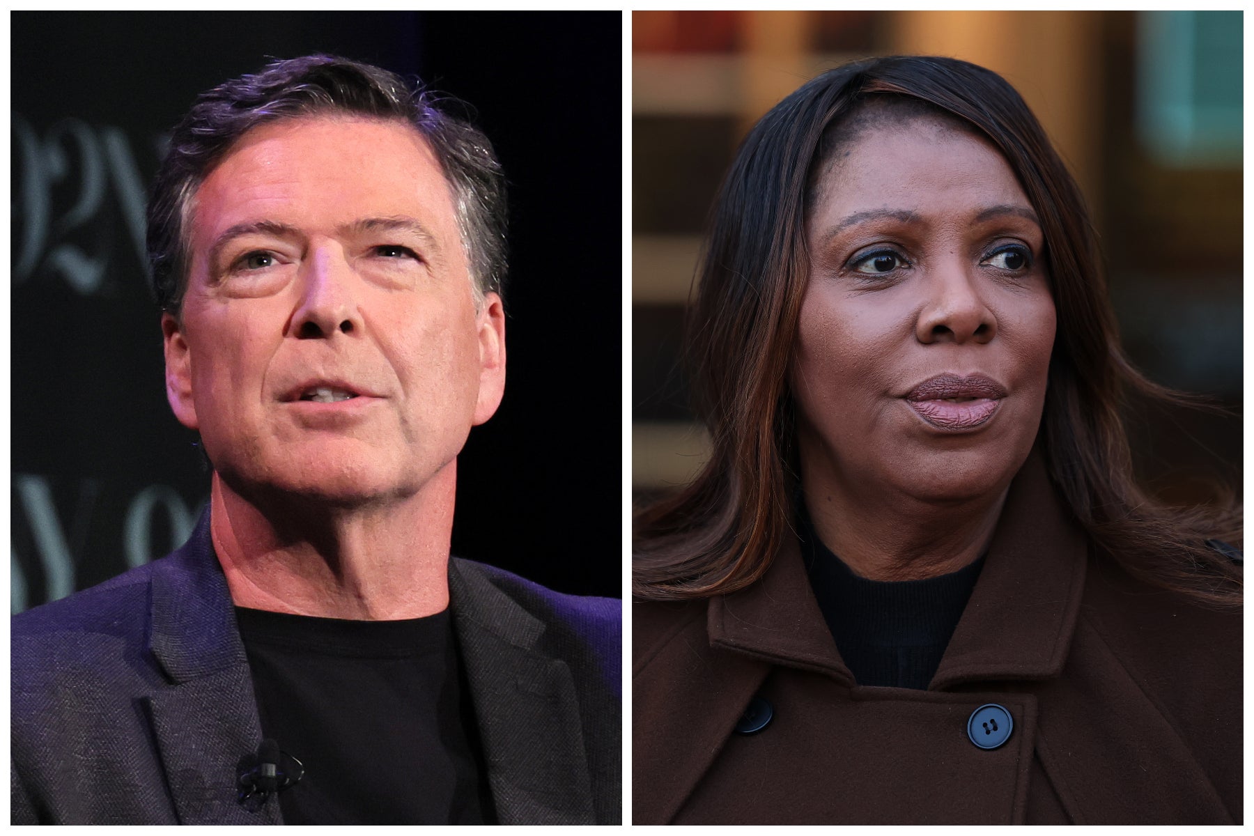 Comey and James have both been targeted by the Trump administration