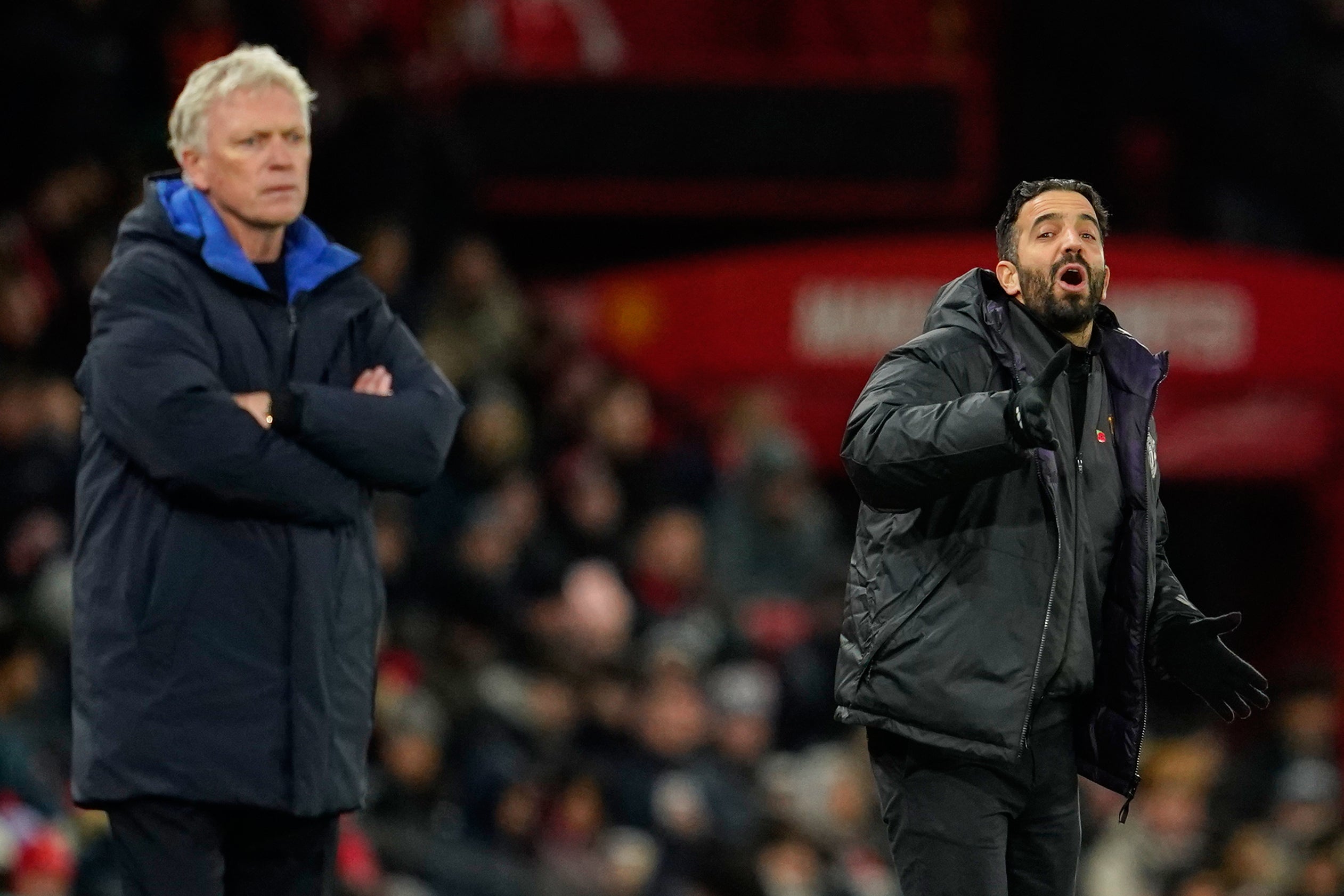 Ruben Amorim’s record was far inferior to David Moyes’ at Man United