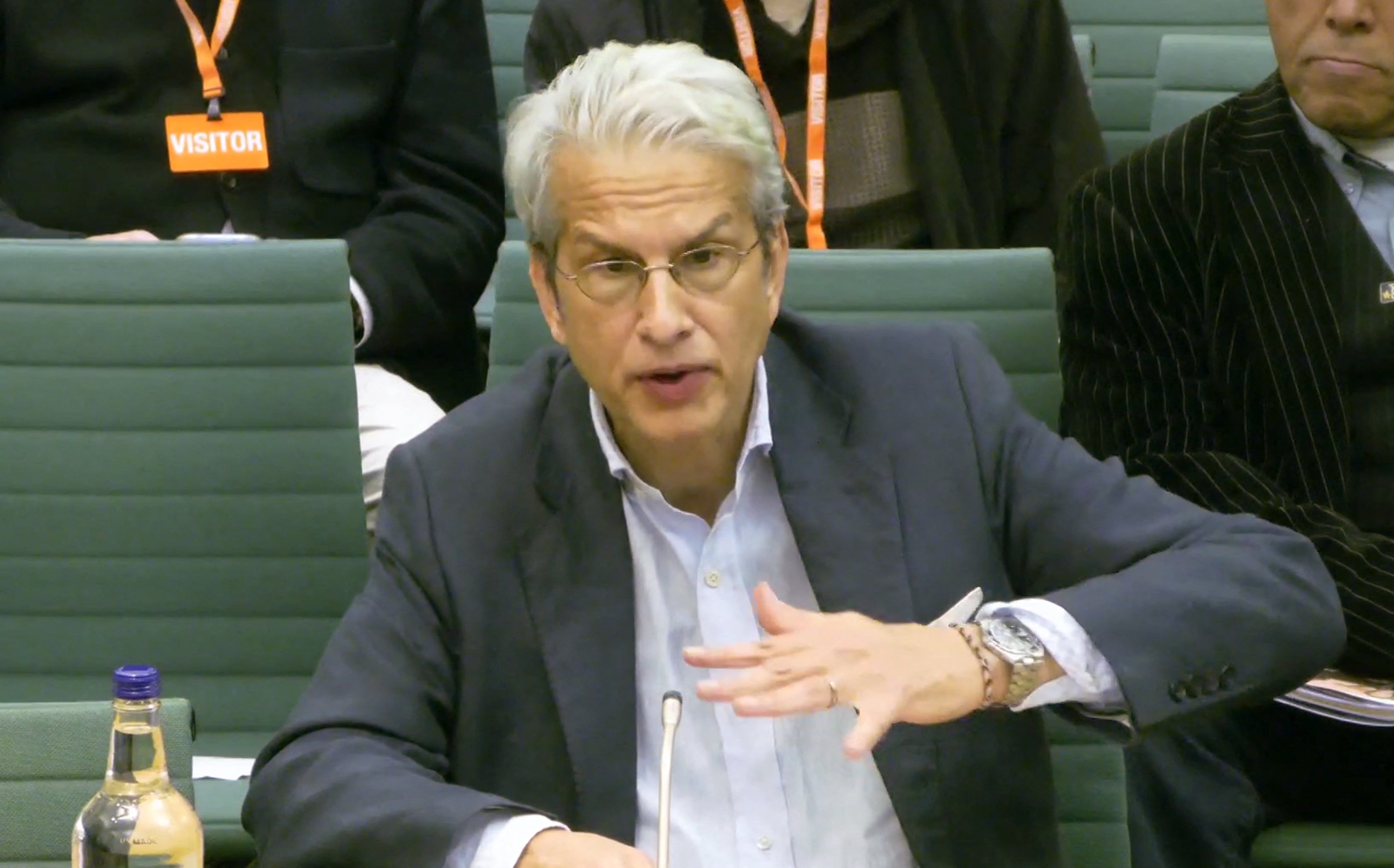 Michael Prescott giving evidence on Monday