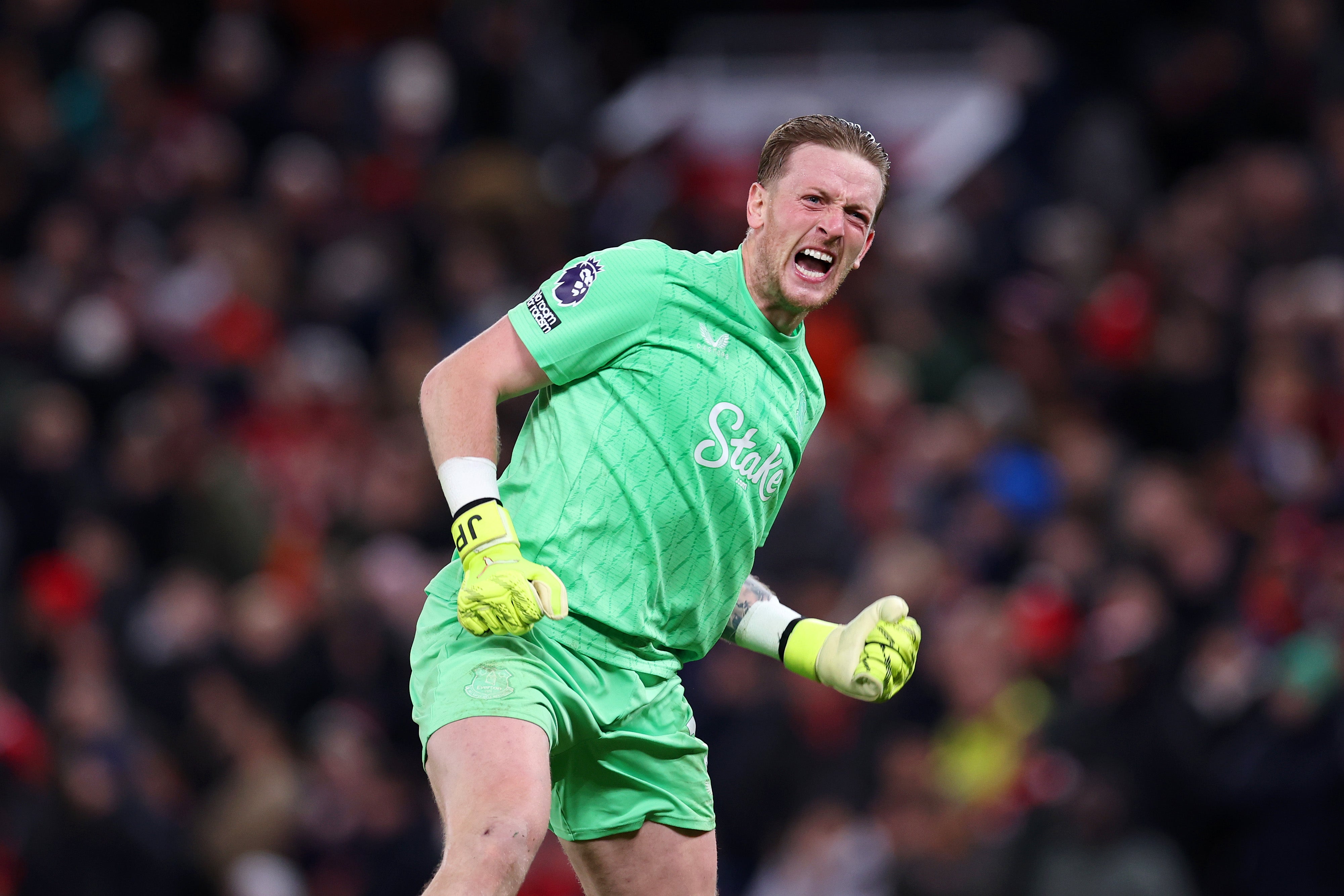 Pickford was outstanding in the Everton goal as the Toffees kept a clean sheet