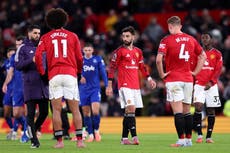 Man United star issues rallying cry after ‘really bad’ Everton loss