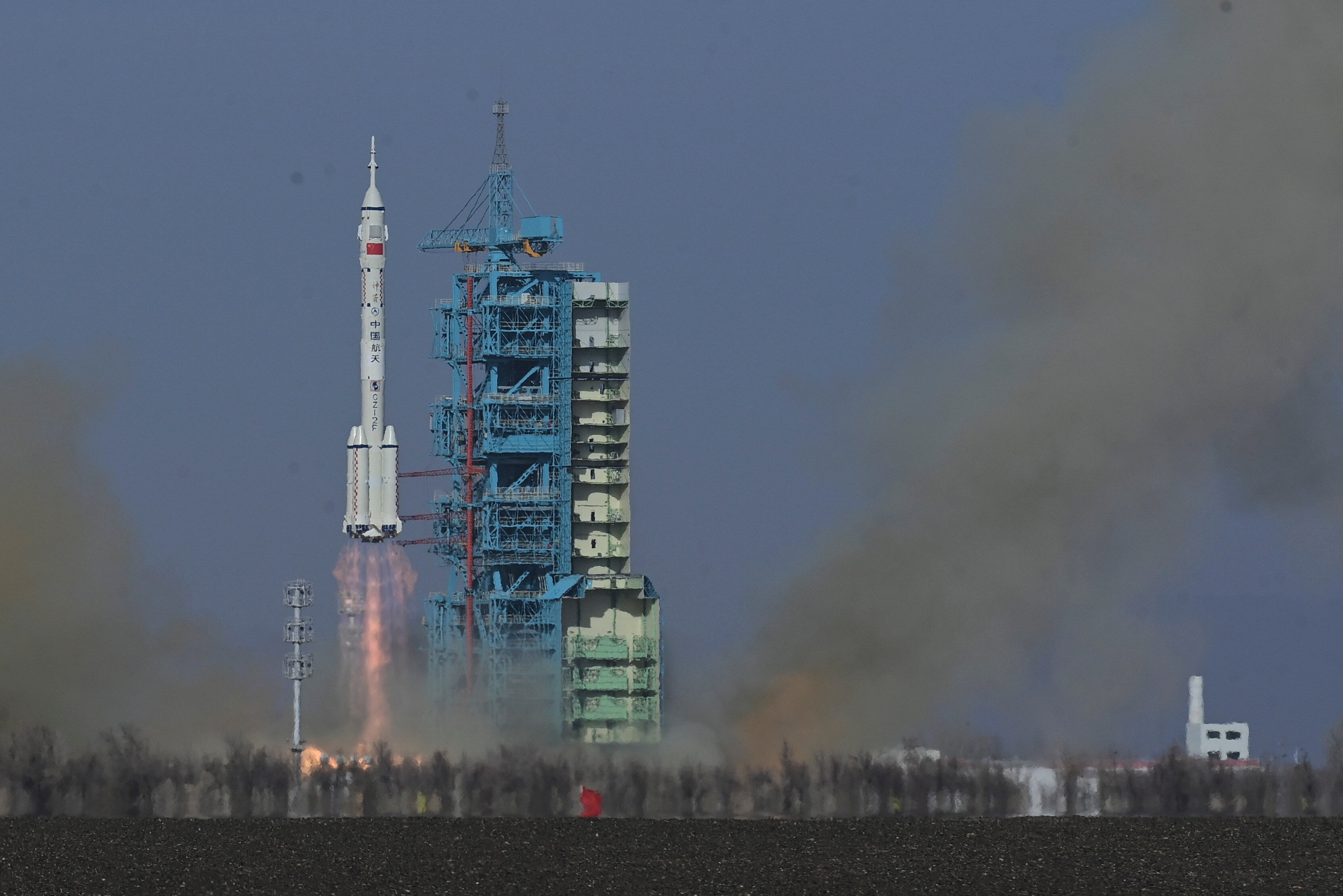 A Long March 2F/G rocket carried the Shenzhou-22 spaceship on a rescue mission to China's Tiangong space station