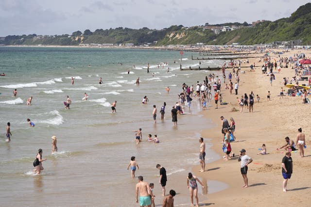 There has been a slight improvement in bathing water quality this year, figures show (Andrew Matthews/PA)