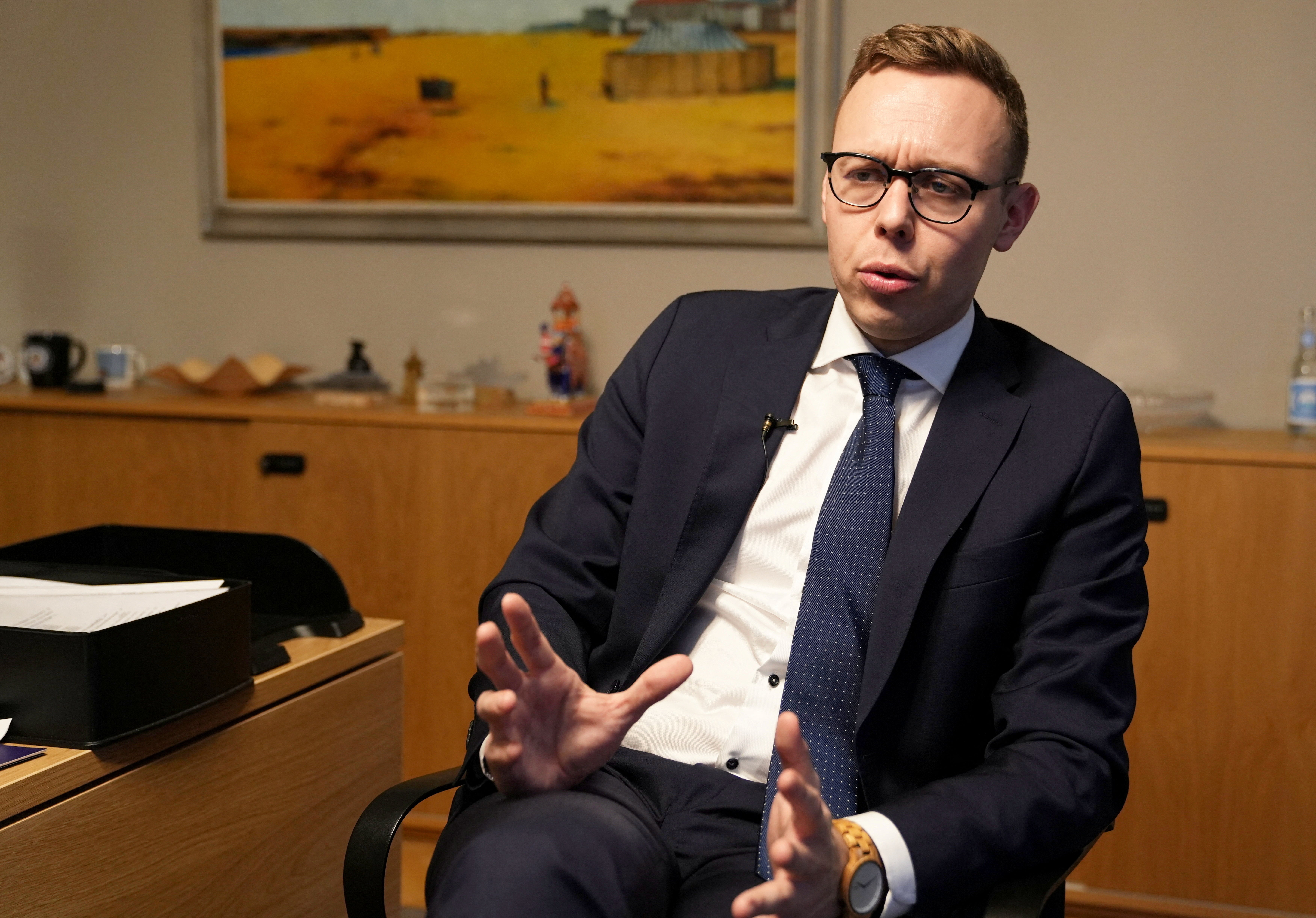 Finnish Minister of Employment, Matias Marttinen